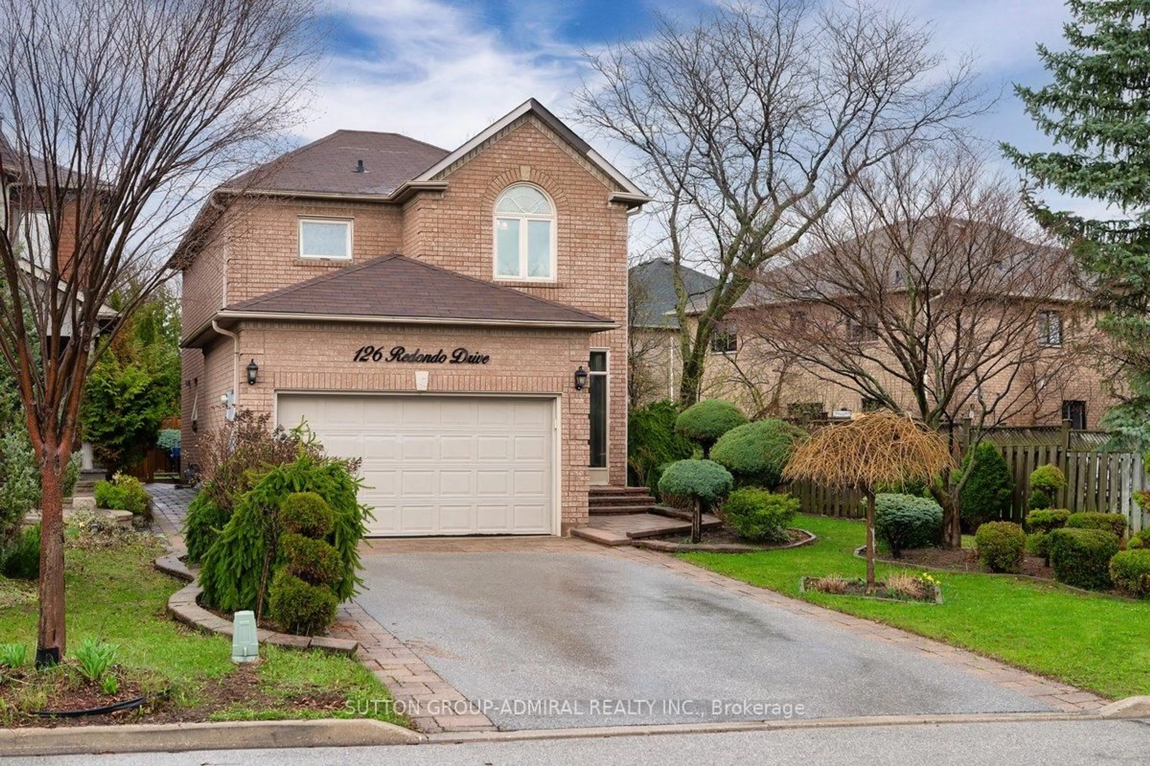 Home with brick exterior material, street for 126 Redondo Dr, Vaughan Ontario L4J 7S5
