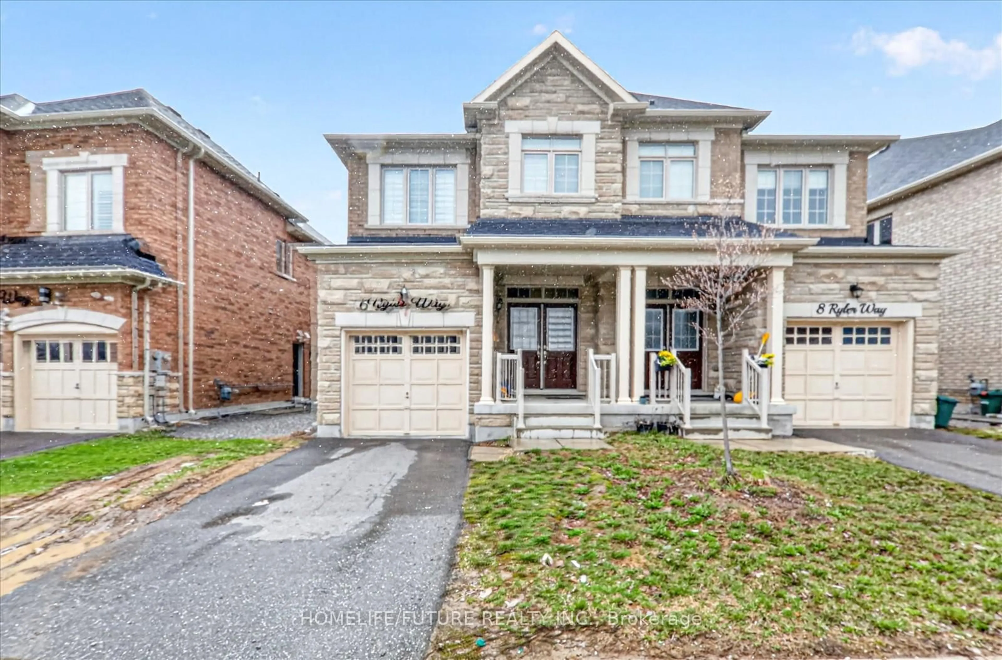 Home with brick exterior material, street for 6 Ryler Way, Markham Ontario L3S 0E7