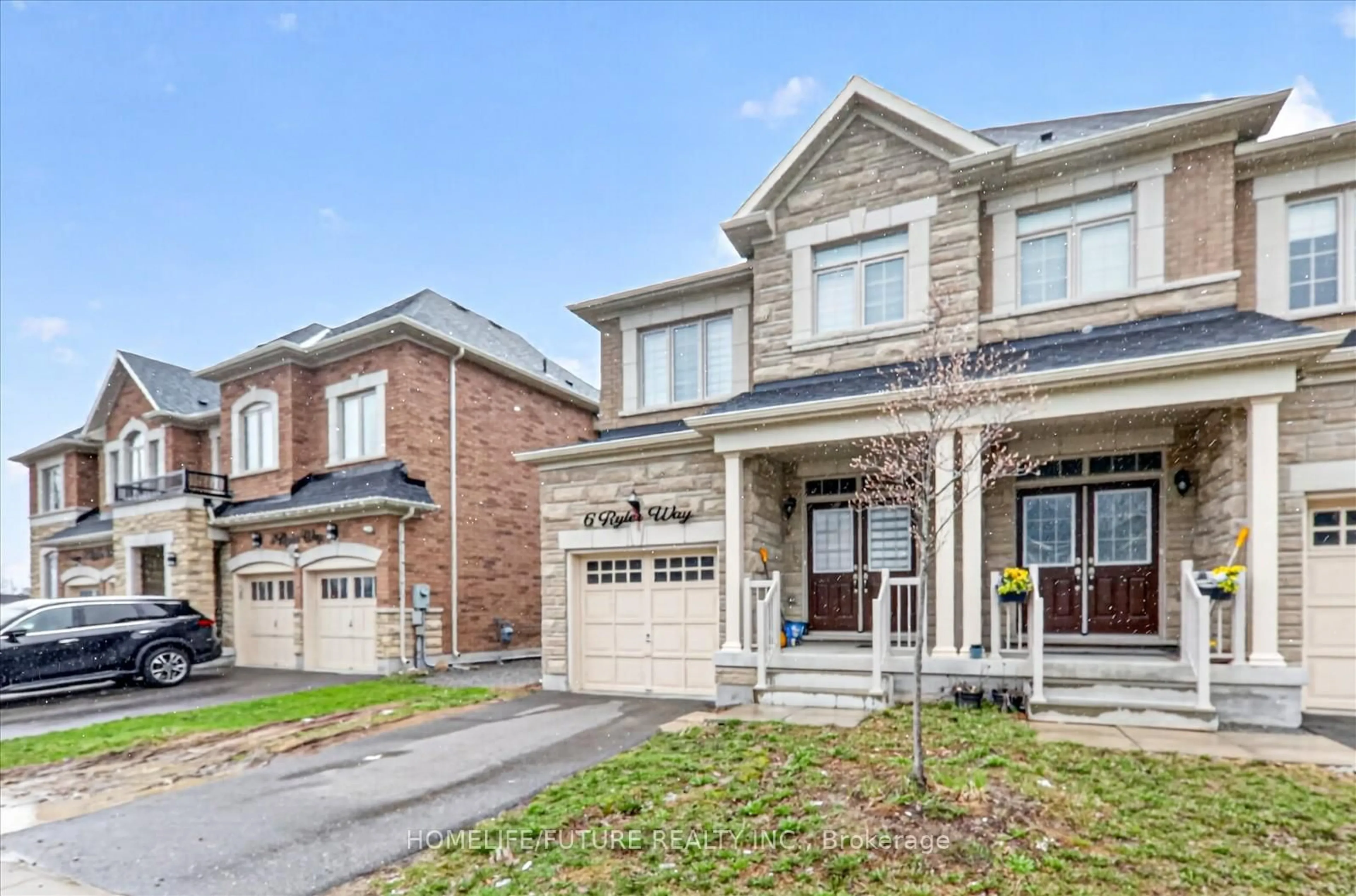 Home with brick exterior material, street for 6 Ryler Way, Markham Ontario L3S 0E7