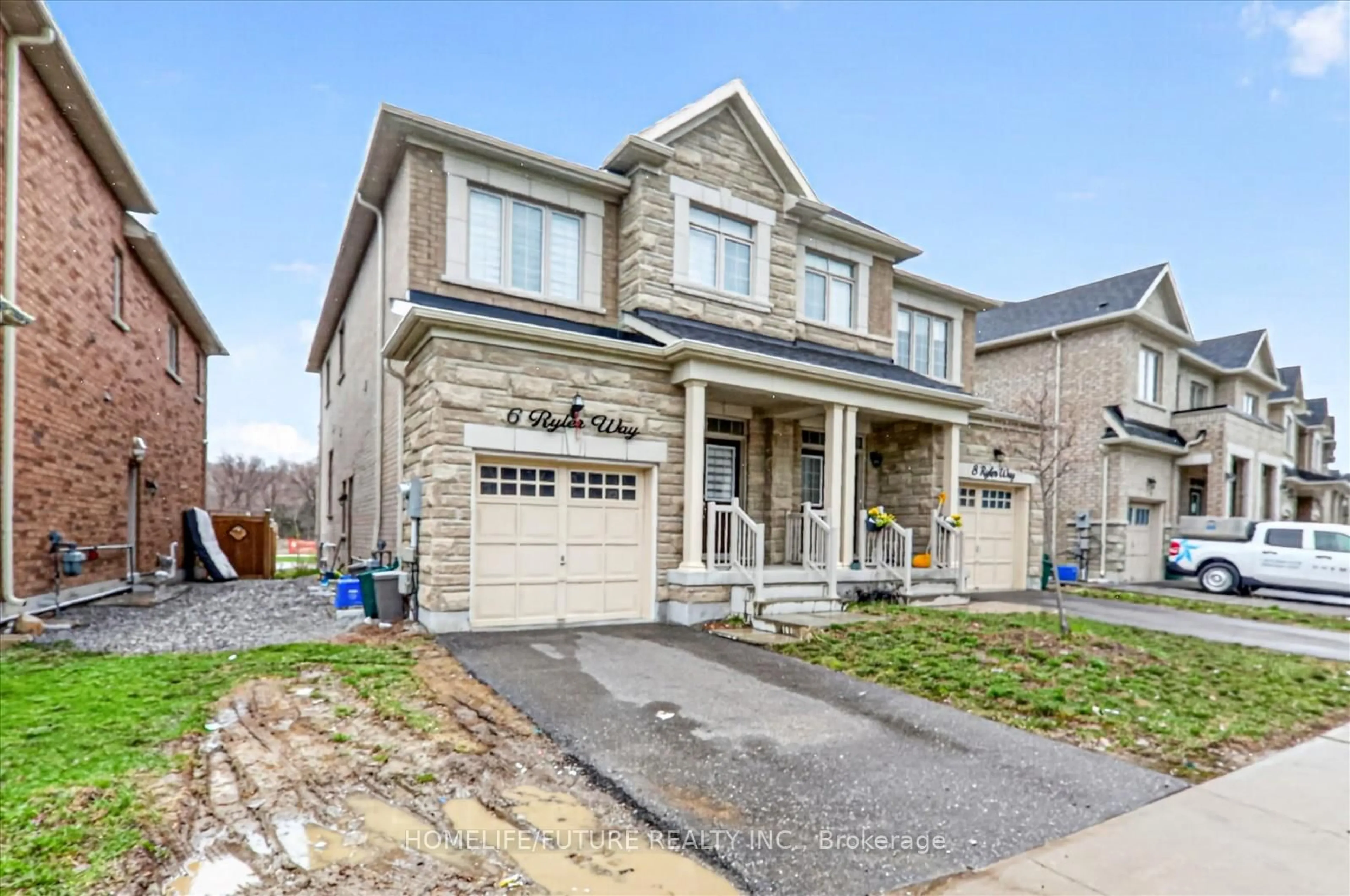 Home with brick exterior material, street for 6 Ryler Way, Markham Ontario L3S 0E7