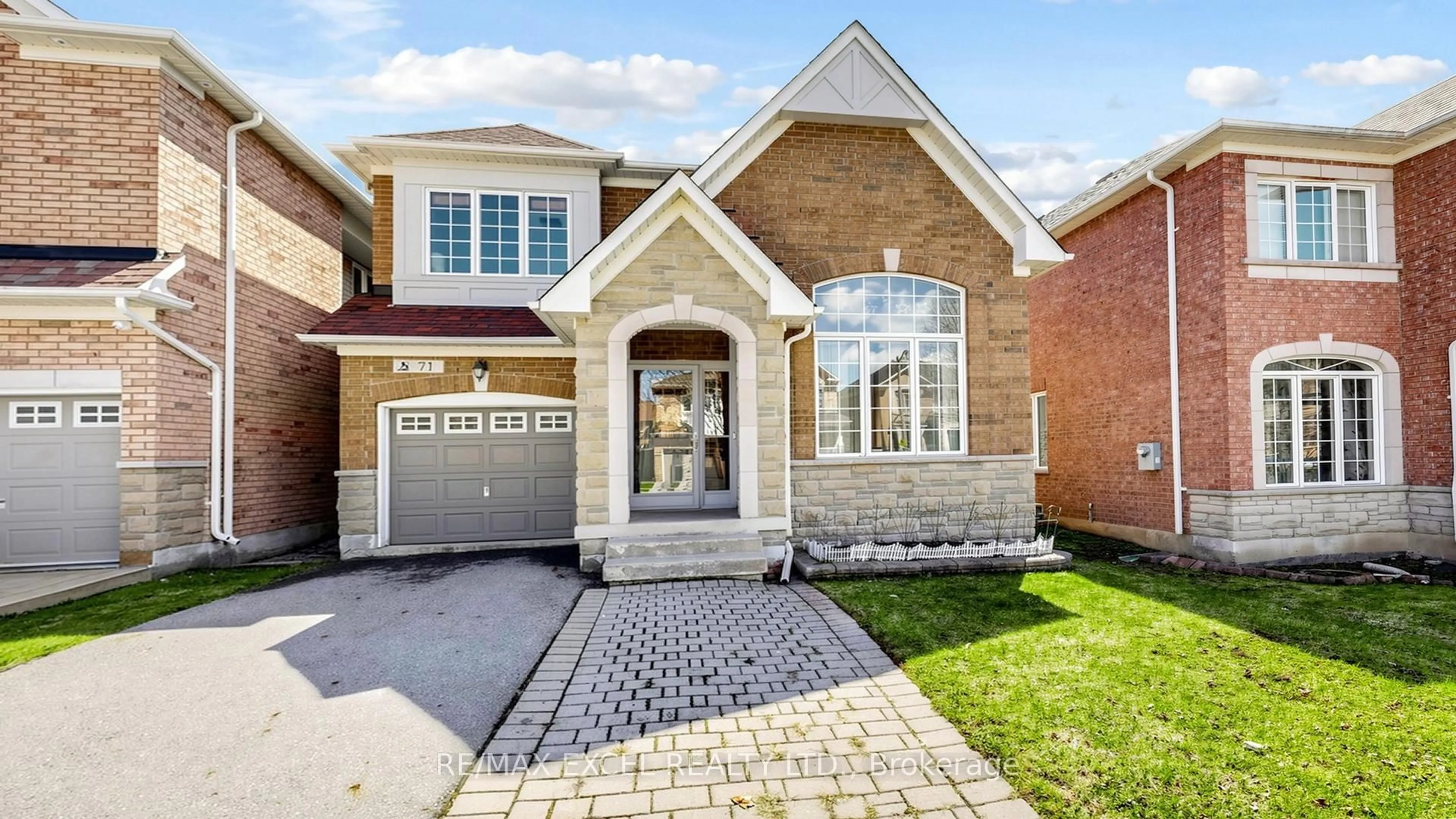 Home with brick exterior material, street for 71 Stony Hill Blvd, Markham Ontario L6C 3H6