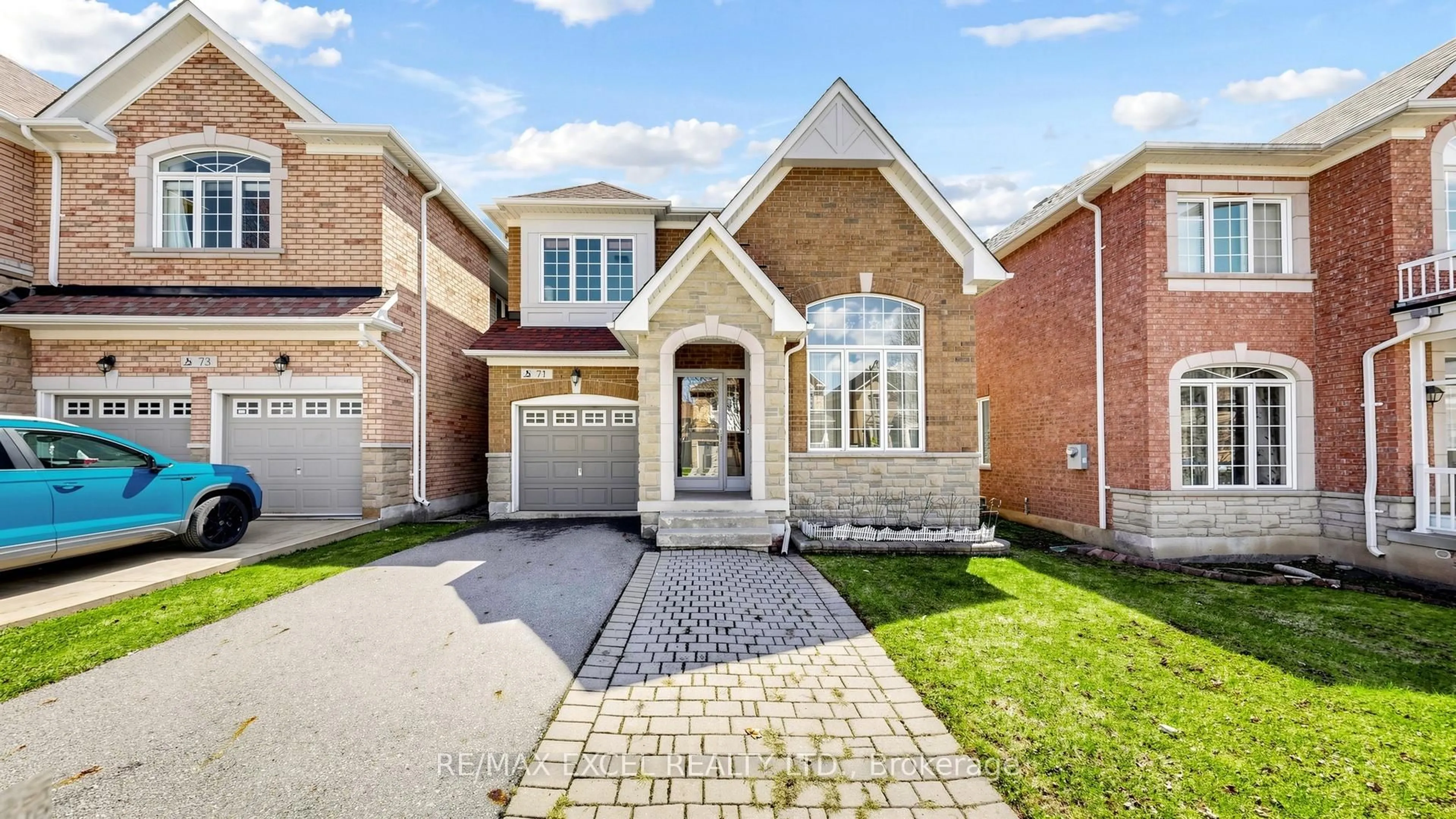 Home with brick exterior material, street for 71 Stony Hill Blvd, Markham Ontario L6C 3H6