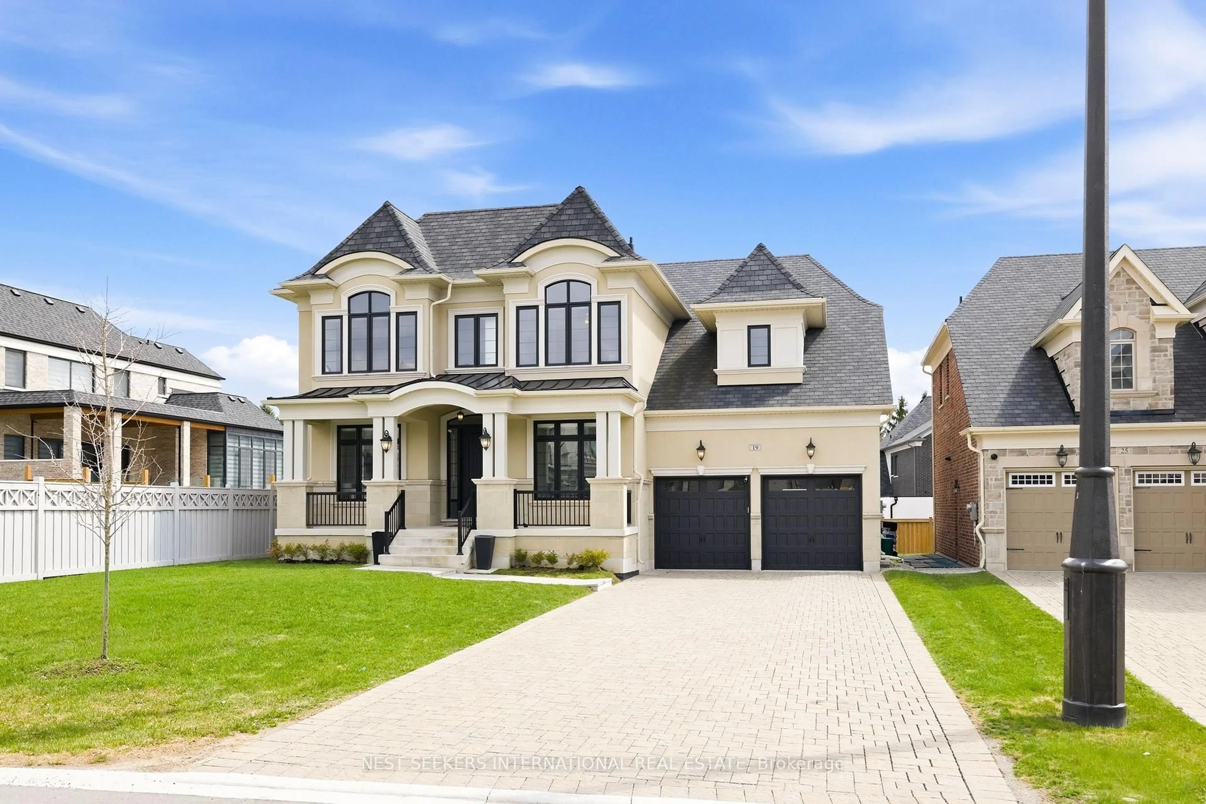 Home with brick exterior material, street for 19 Painted Pony Tr, Vaughan Ontario L4H 4P1