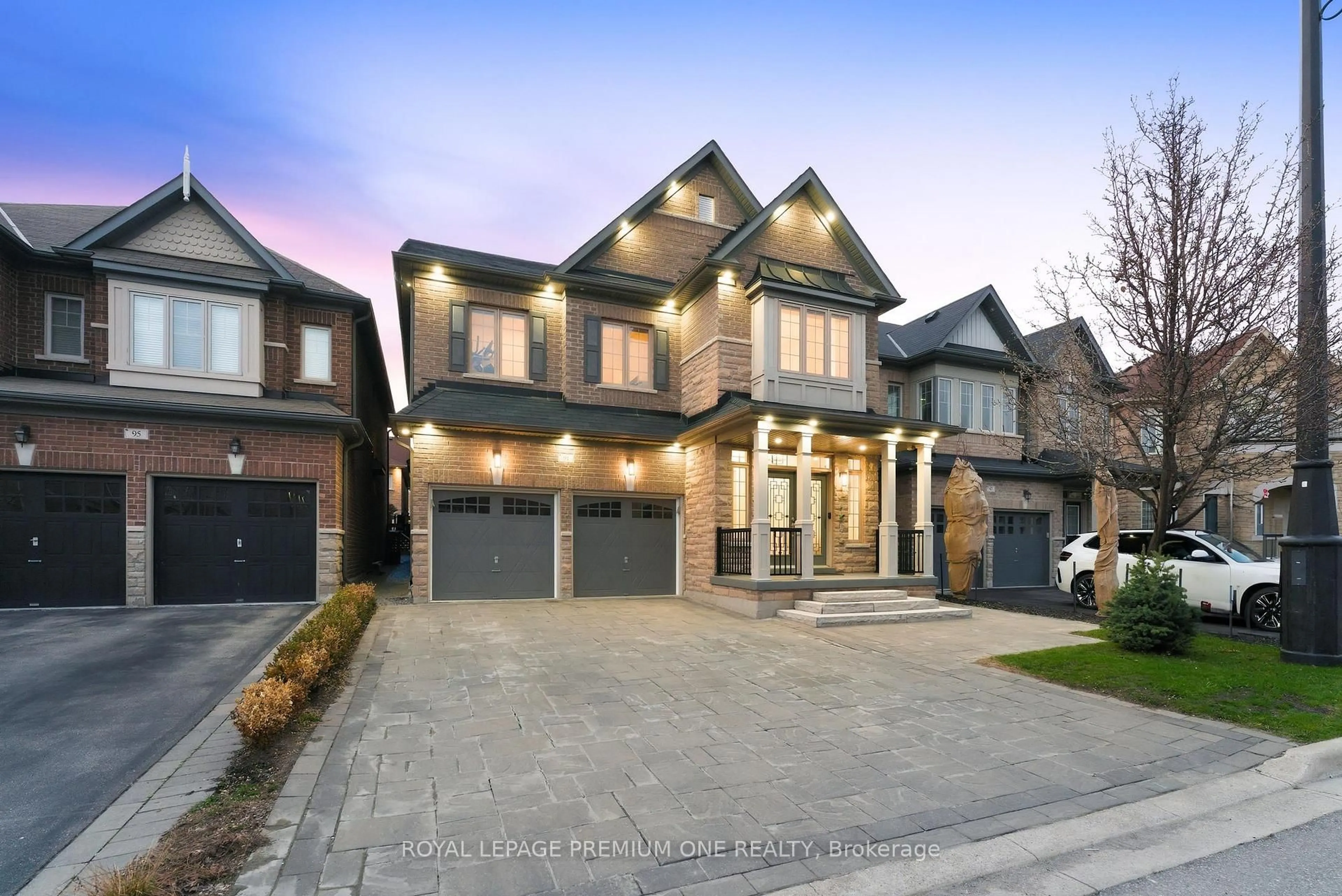 Home with brick exterior material, street for 91 Card Lumber Cres, Vaughan Ontario L4H 3Z1