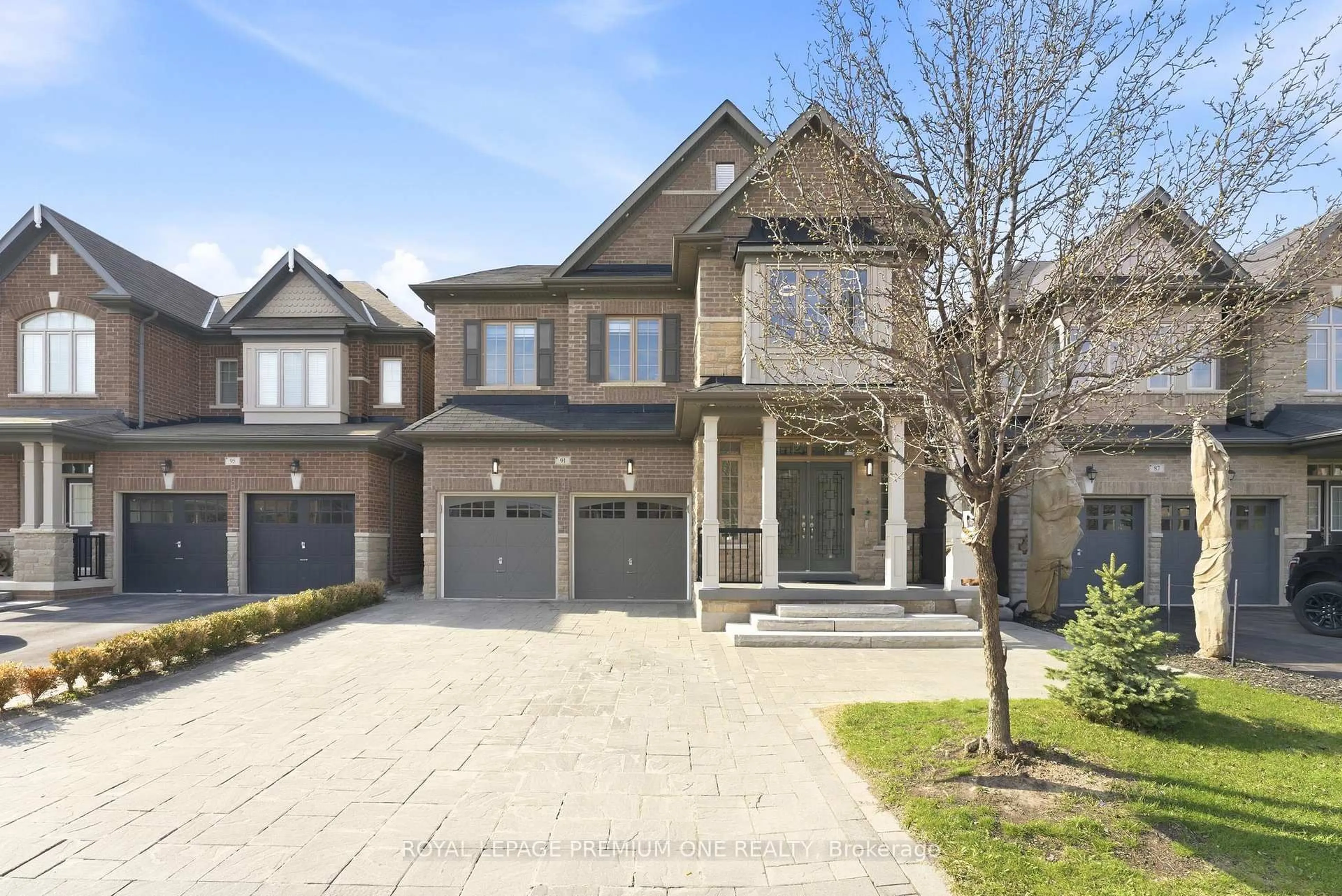 Home with brick exterior material, street for 91 Card Lumber Cres, Vaughan Ontario L4H 3Z1