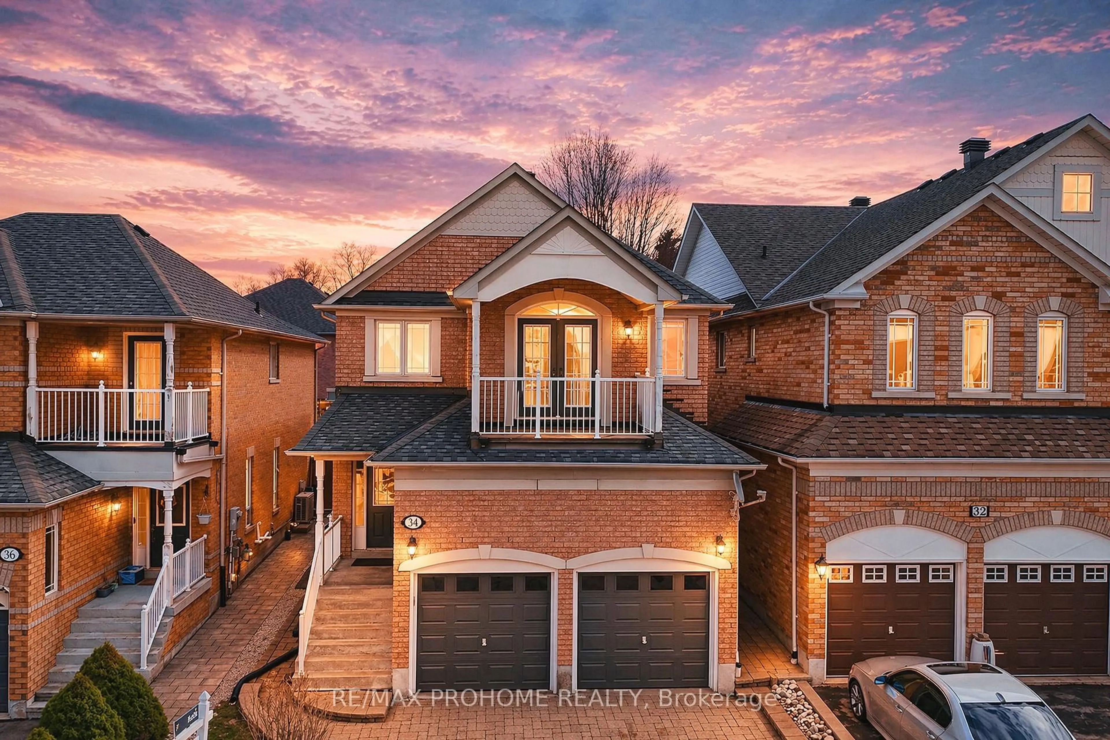 Home with brick exterior material, street for 34 Inverhuron St, Richmond Hill Ontario L4E 4H2