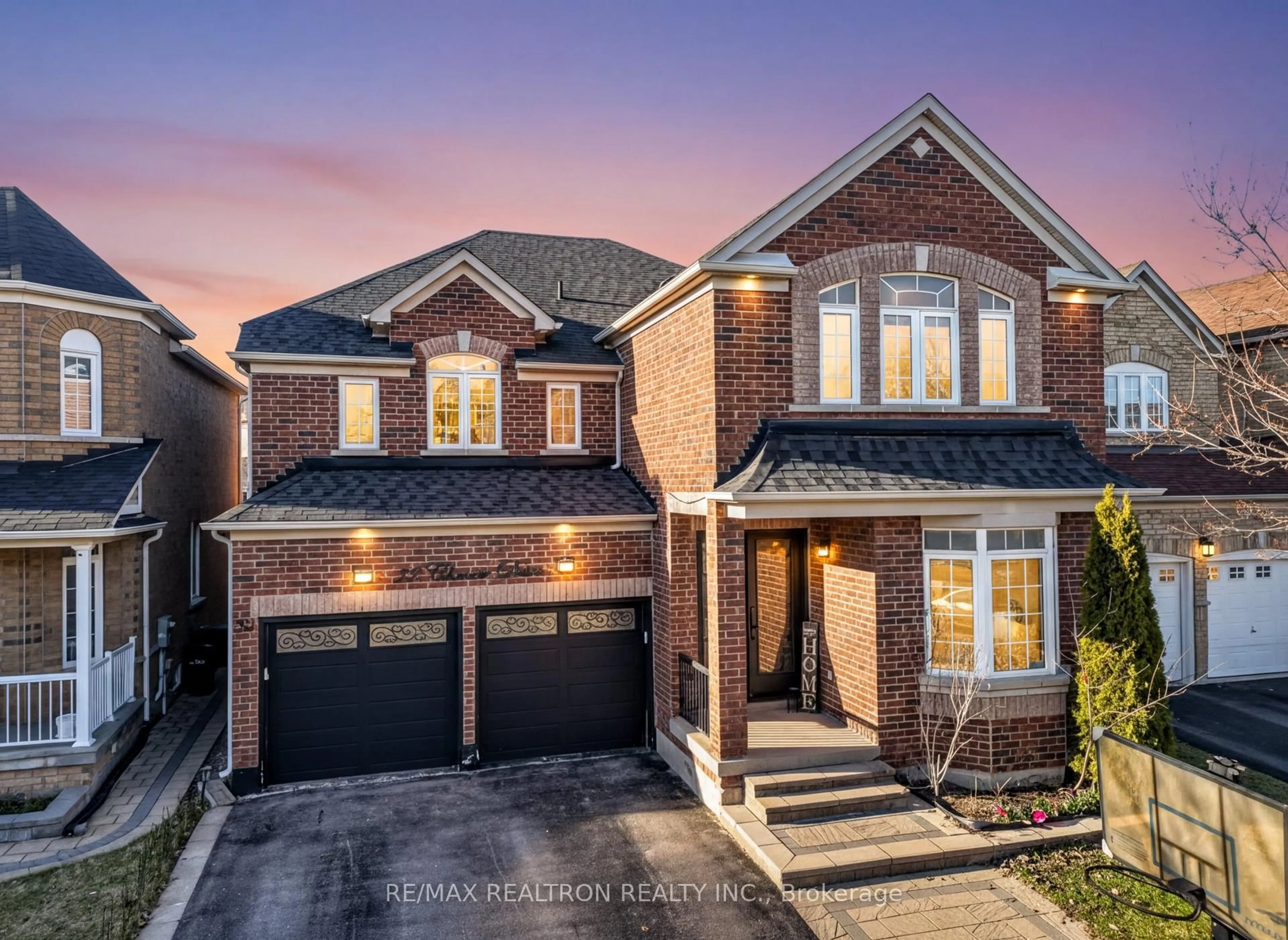 Home with brick exterior material, street for 32 Chasser Dr, Markham Ontario L6E 1S6
