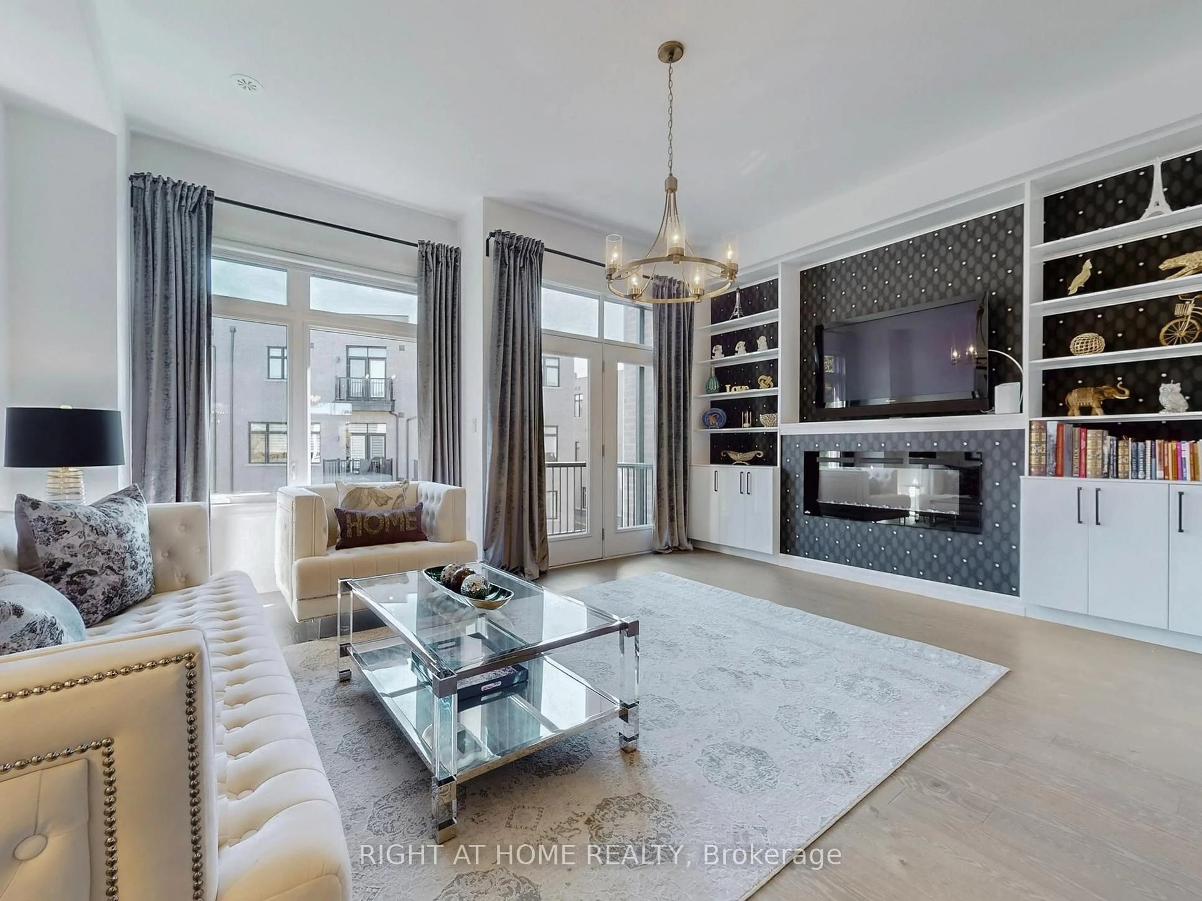 Living room with furniture, unknown for 163 Lebovic Campus Dr, Vaughan Ontario L6A 5A1