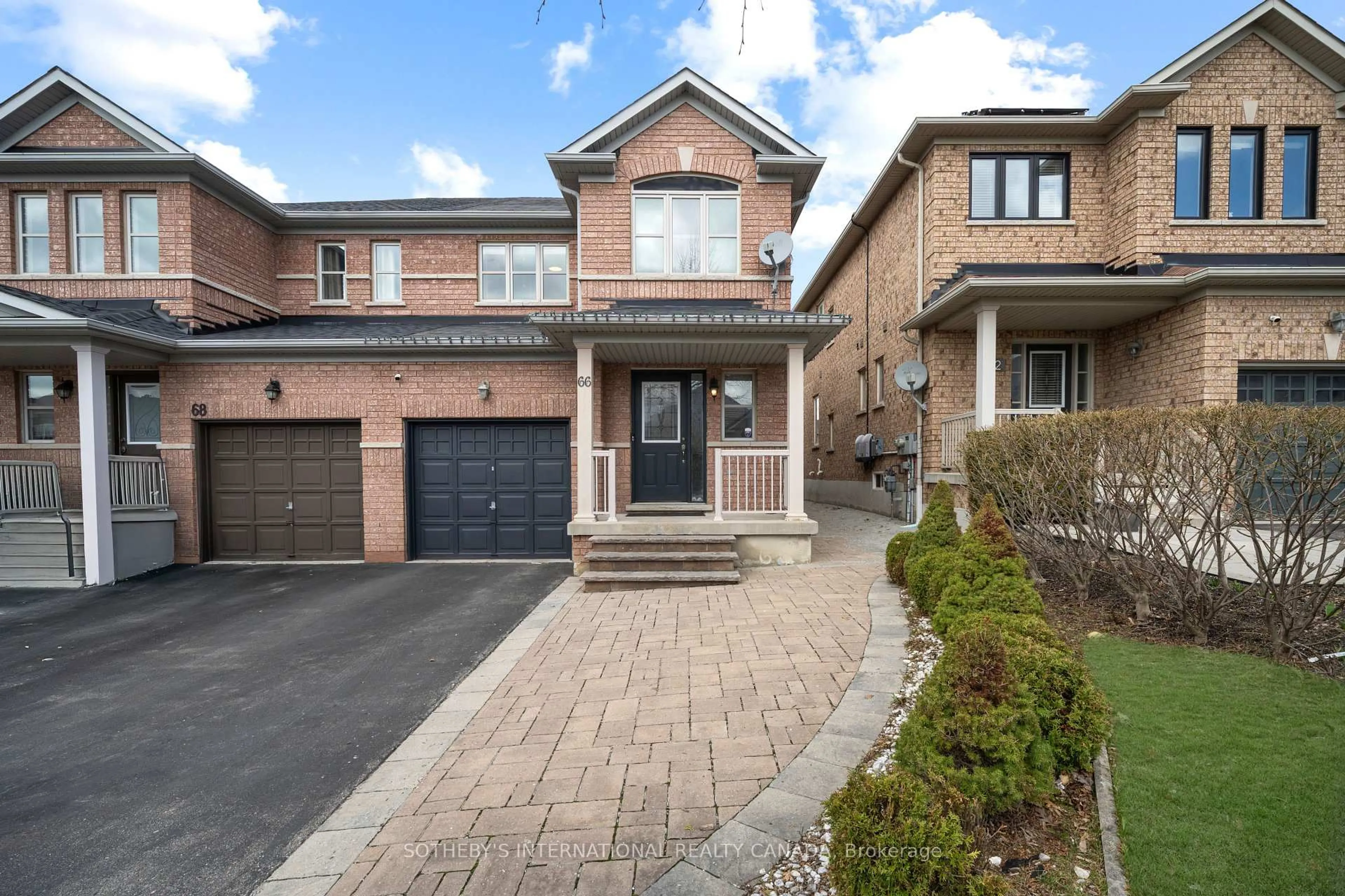 Home with brick exterior material, street for 66 Lealinds Rd, Vaughan Ontario L6A 0L9