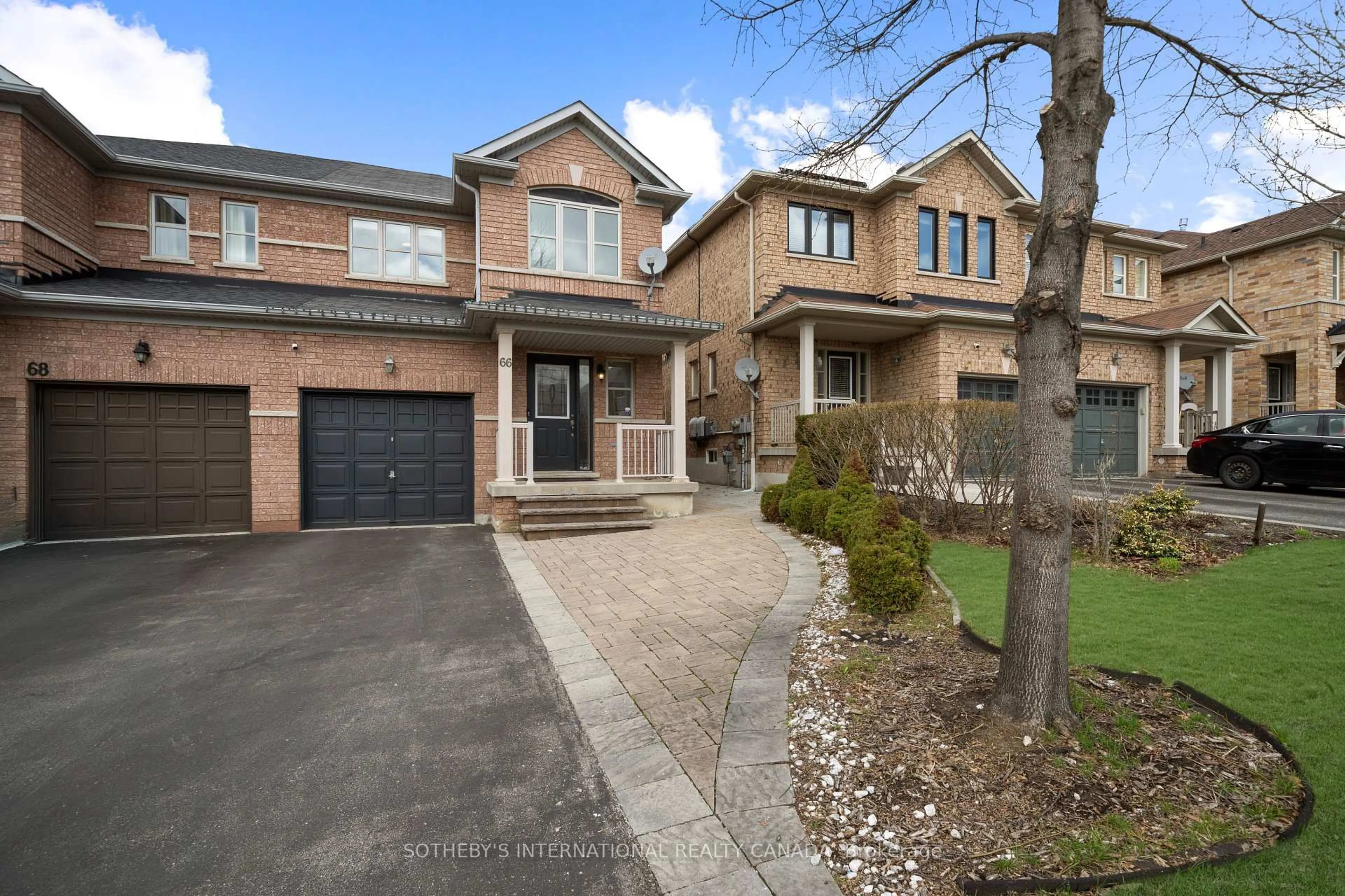 Home with brick exterior material, street for 66 Lealinds Rd, Vaughan Ontario L6A 0L9