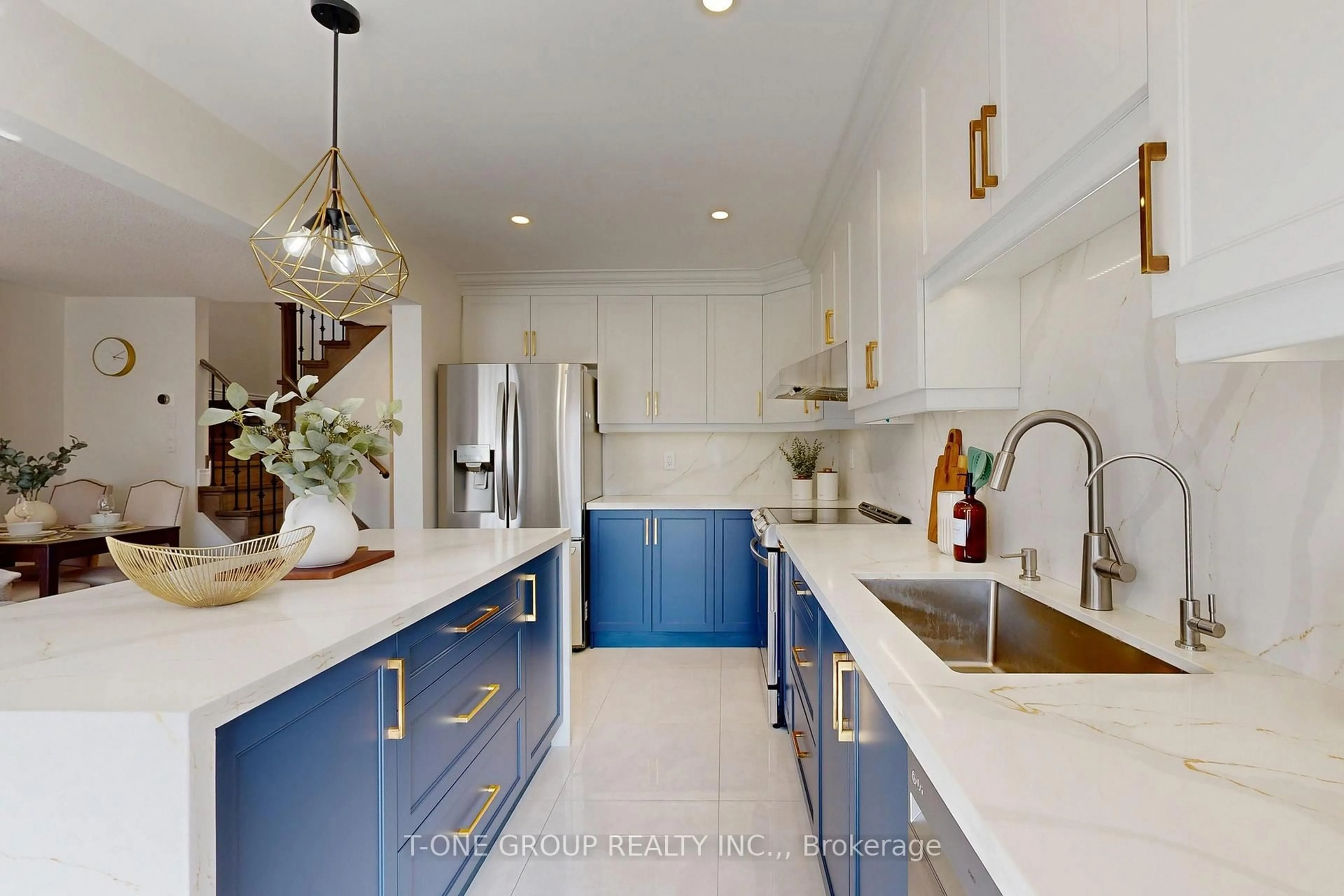 Contemporary kitchen, ceramic/tile floor for 880 Isaac Phillips Way, Newmarket Ontario L3X 2Y8