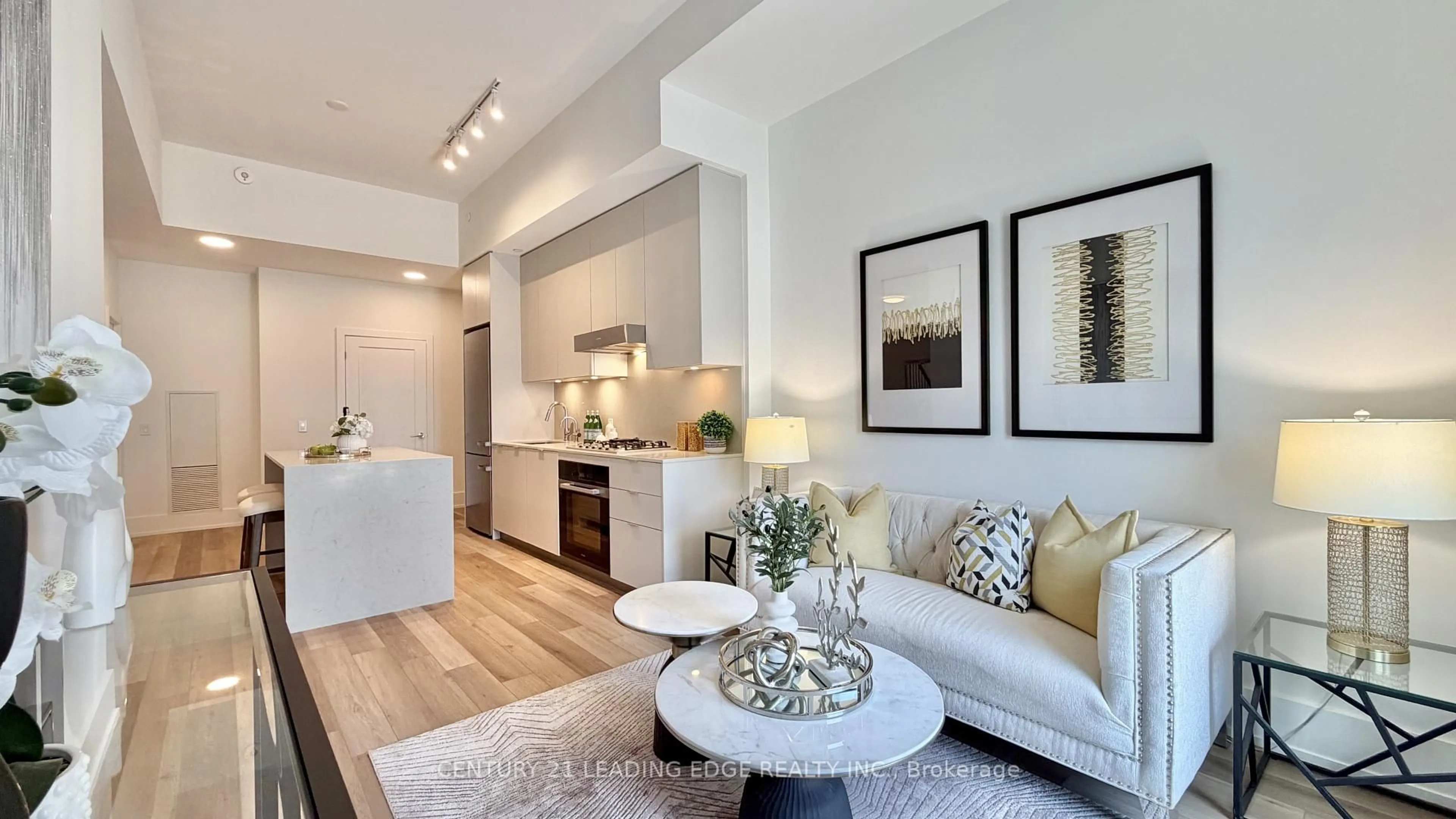 Living room with furniture, unknown for 8 Cedarland Dr #133, Markham Ontario L6G 0H4