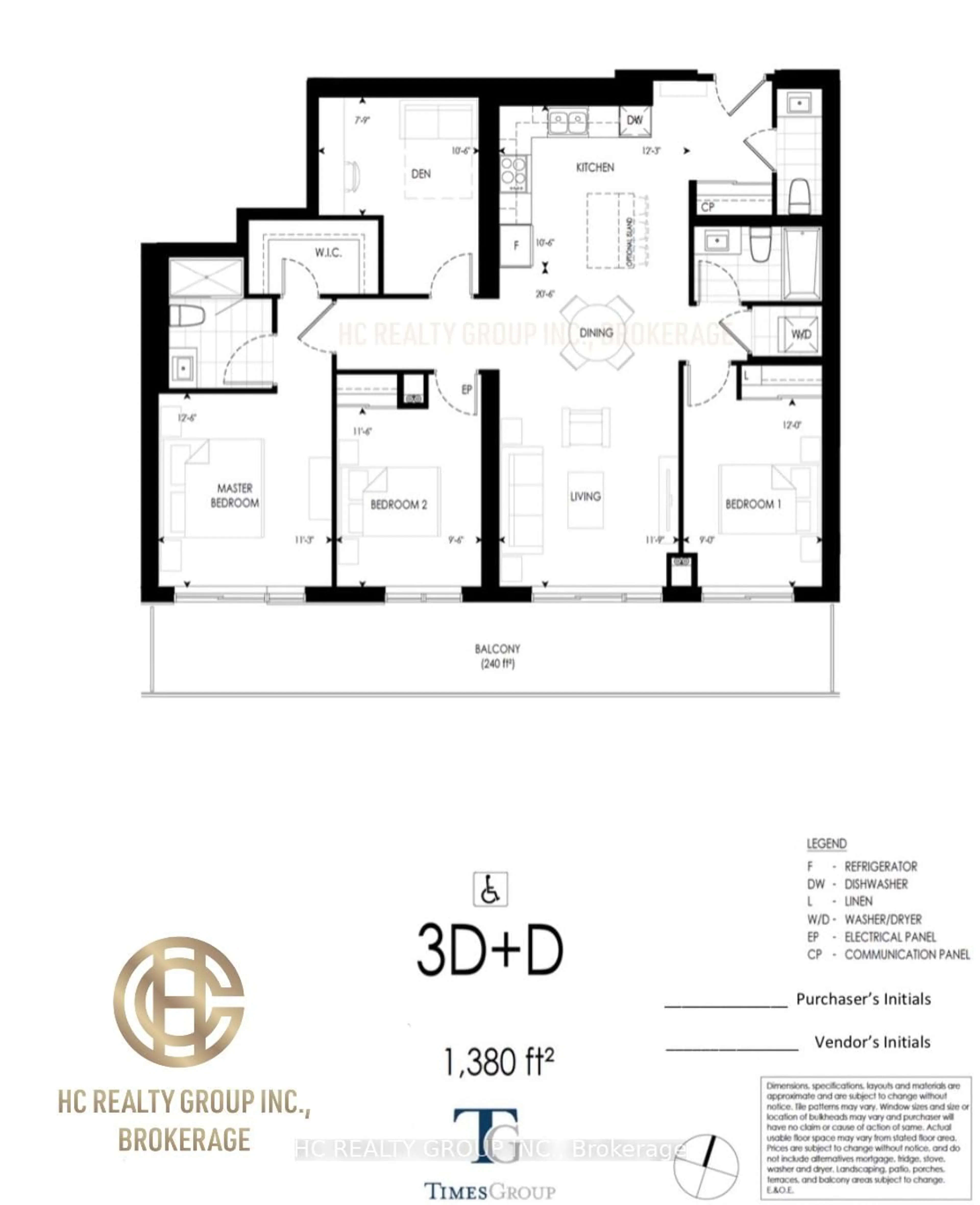 Floor plan for 38 Gandhi Lane #207, Markham Ontario L3T 0G9