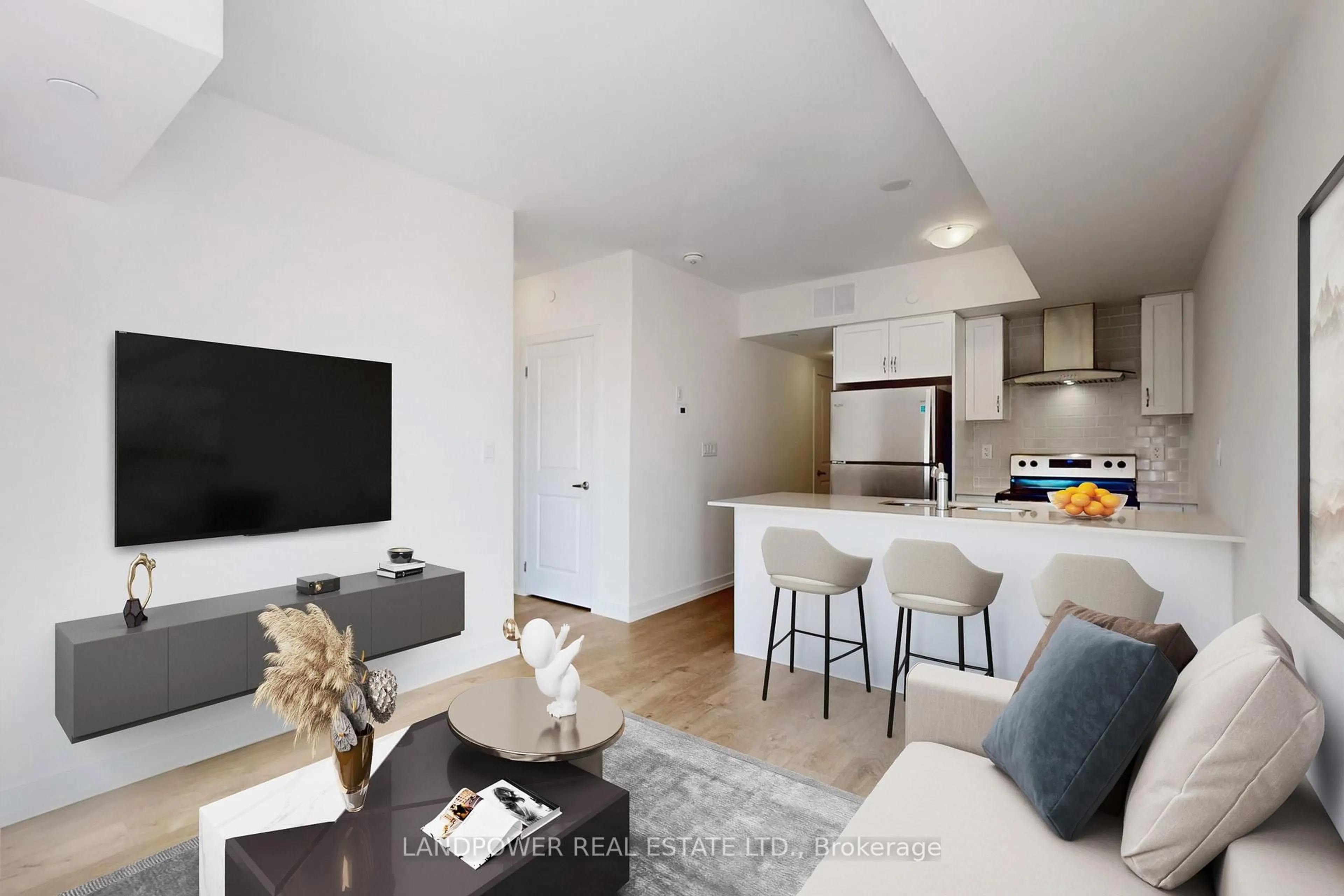 Living room with furniture, unknown for 60 Elizabeth St #3305, Richmond Hill Ontario L4C 5W2