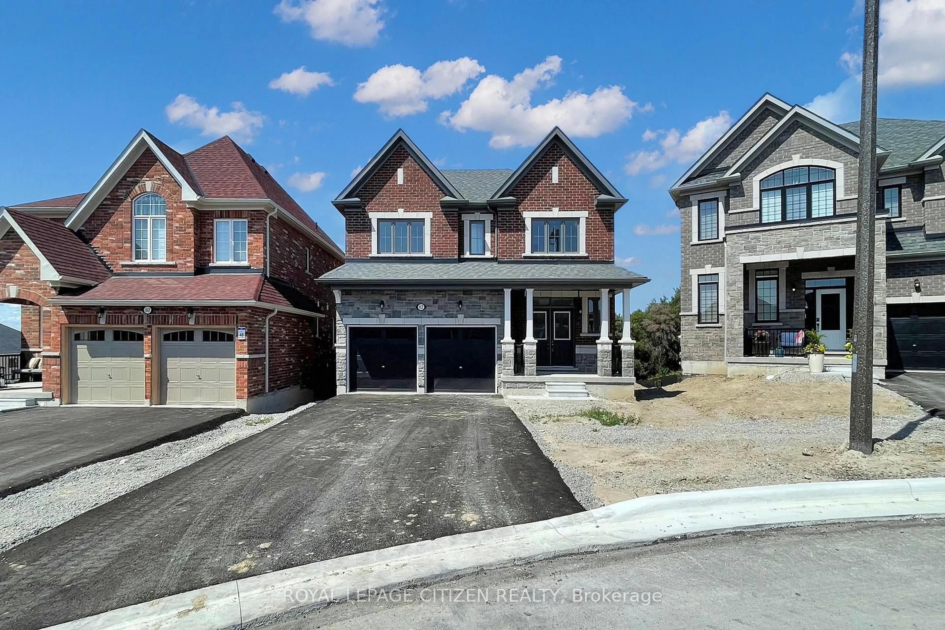 Home with brick exterior material, street for 82 Lawrence D. Pridham Ave, New Tecumseth Ontario L9R 0X1