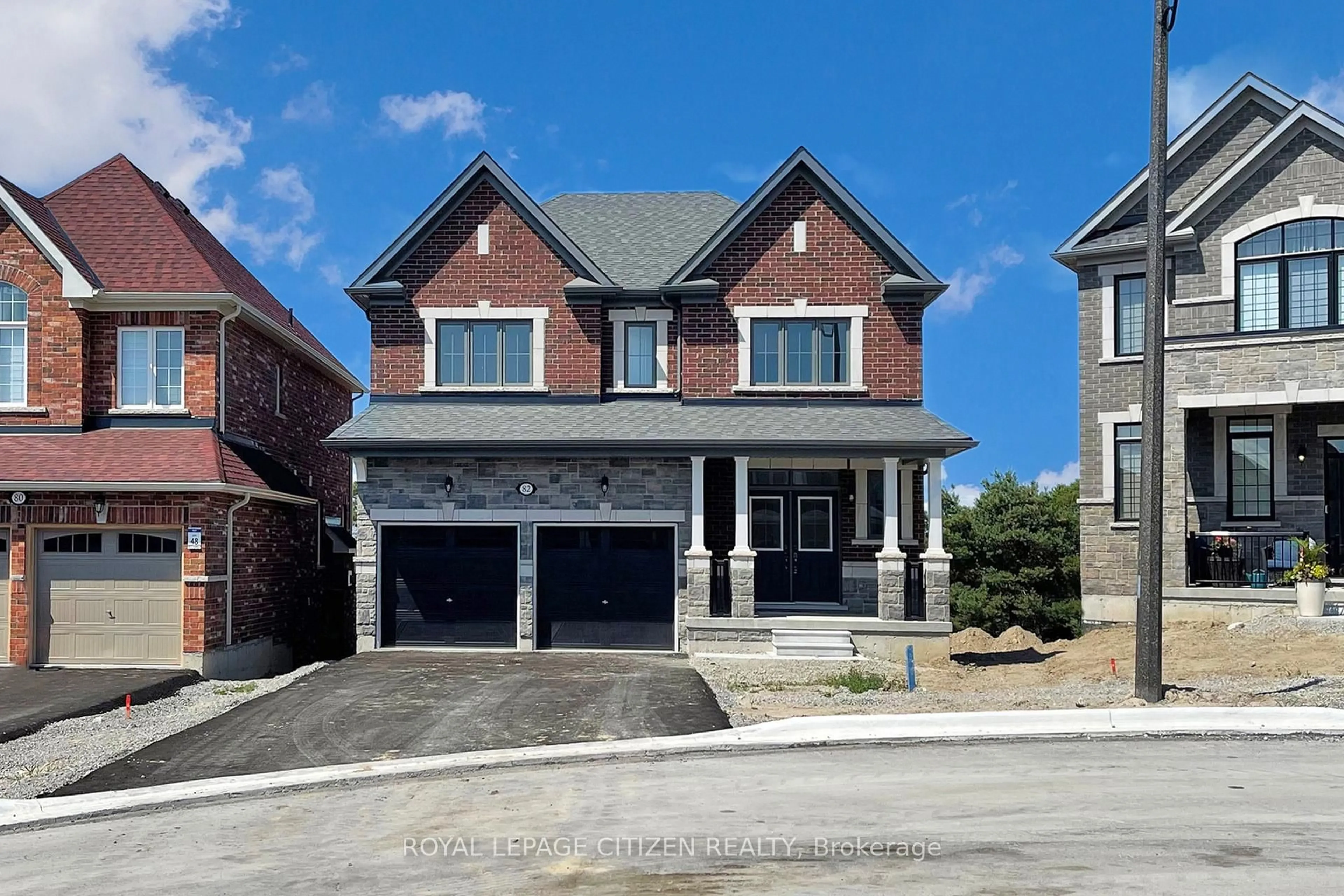 Home with brick exterior material, street for 82 Lawrence D. Pridham Ave, New Tecumseth Ontario L9R 0X1
