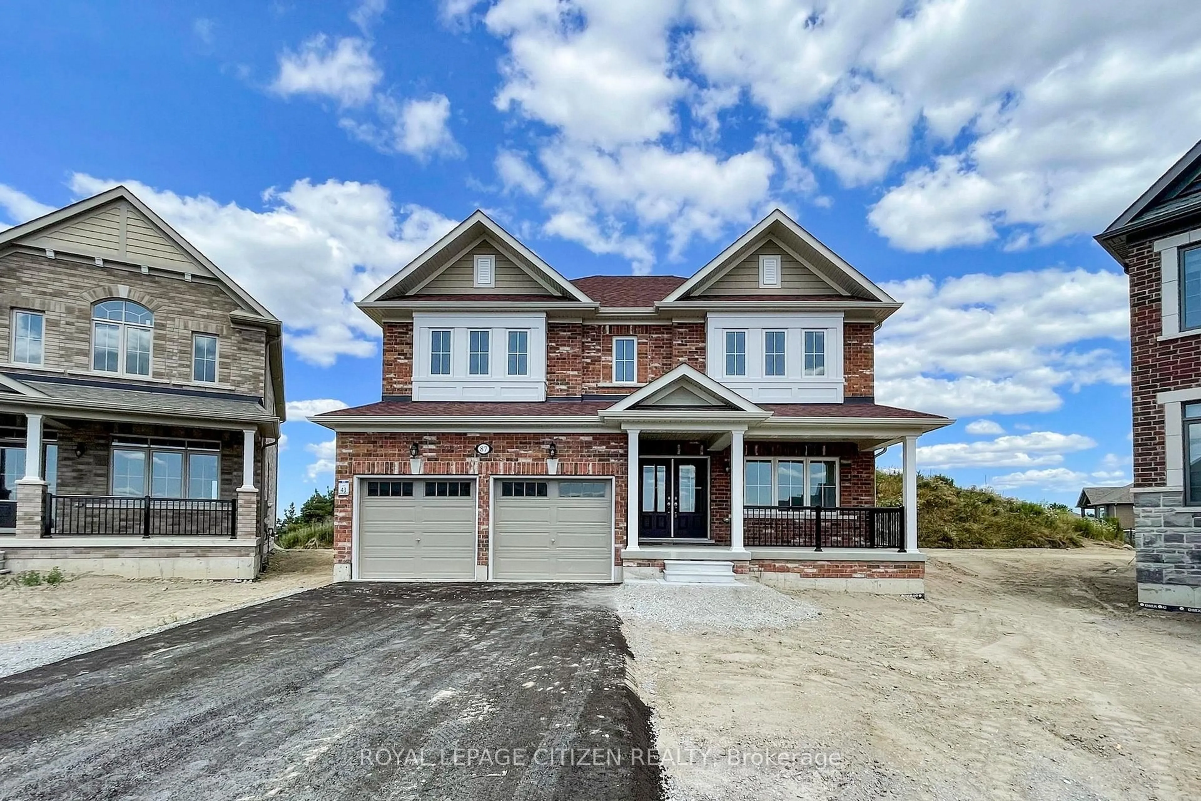 Home with brick exterior material, street for 87 Lawrence D. Pridham Ave, New Tecumseth Ontario L9R 0X4