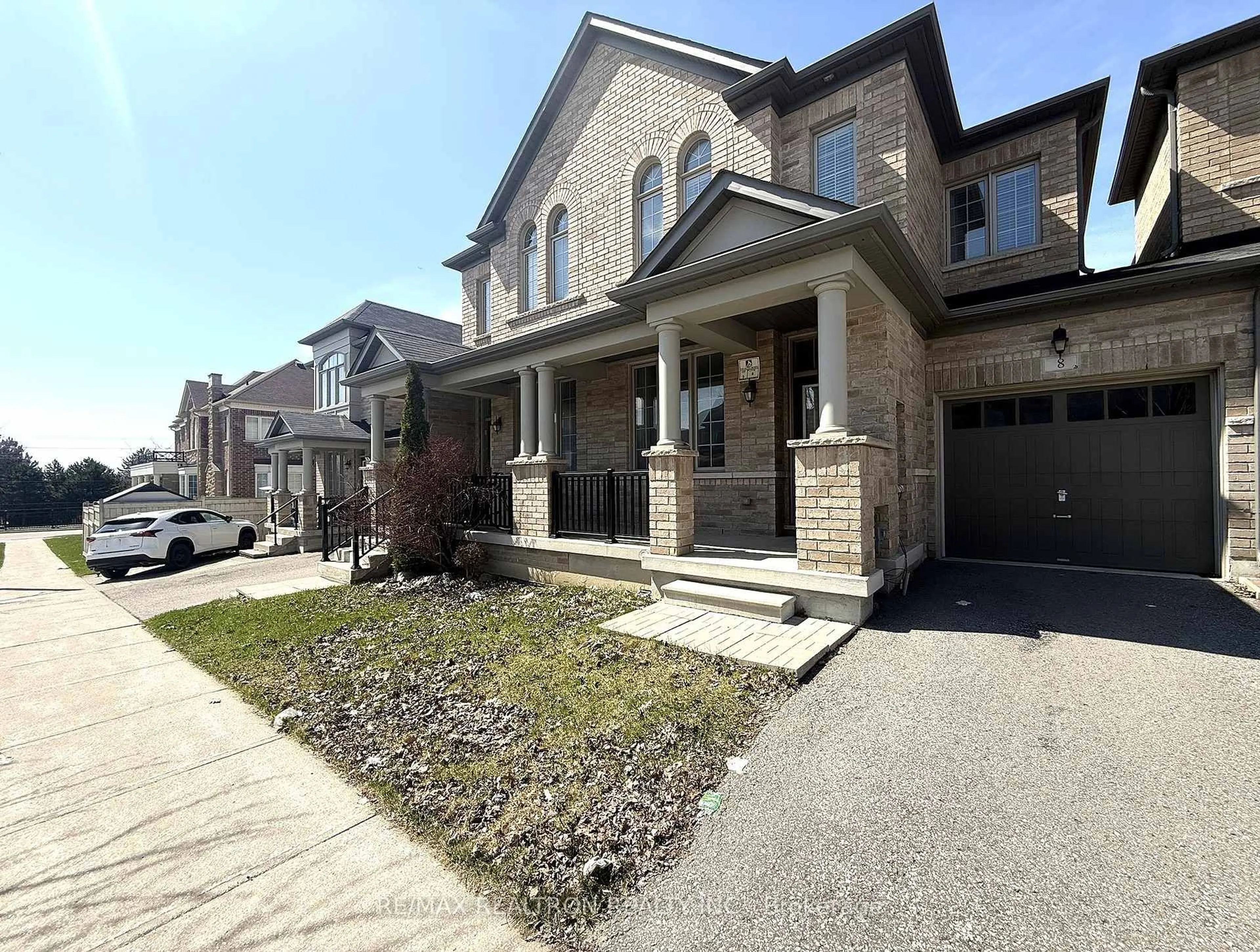 Home with brick exterior material, street for 8 James Glover Dr, Markham Ontario L6C 0W1
