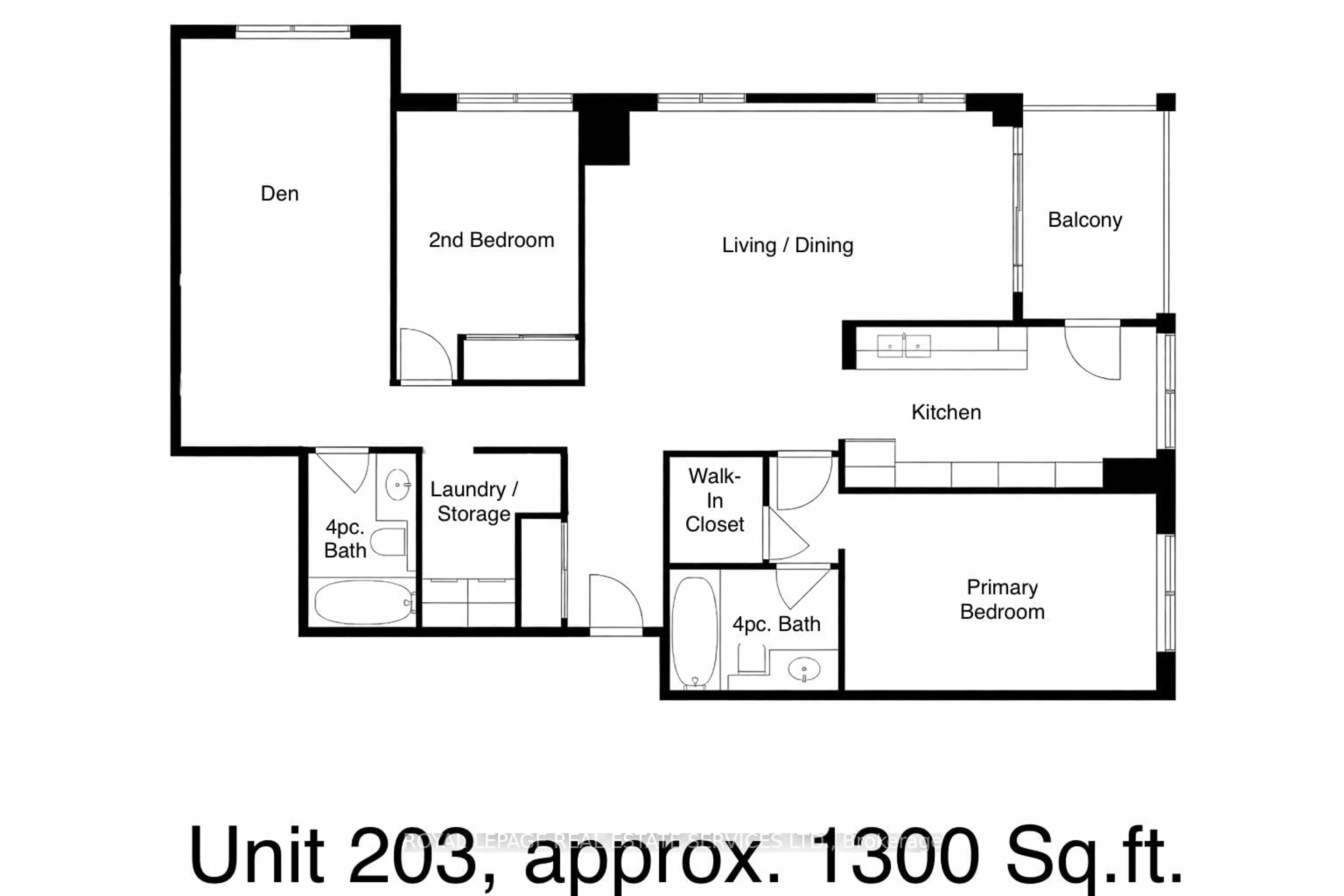 Floor plan for 29 Northern Heights Dr #203, Richmond Hill Ontario L4B 4L8