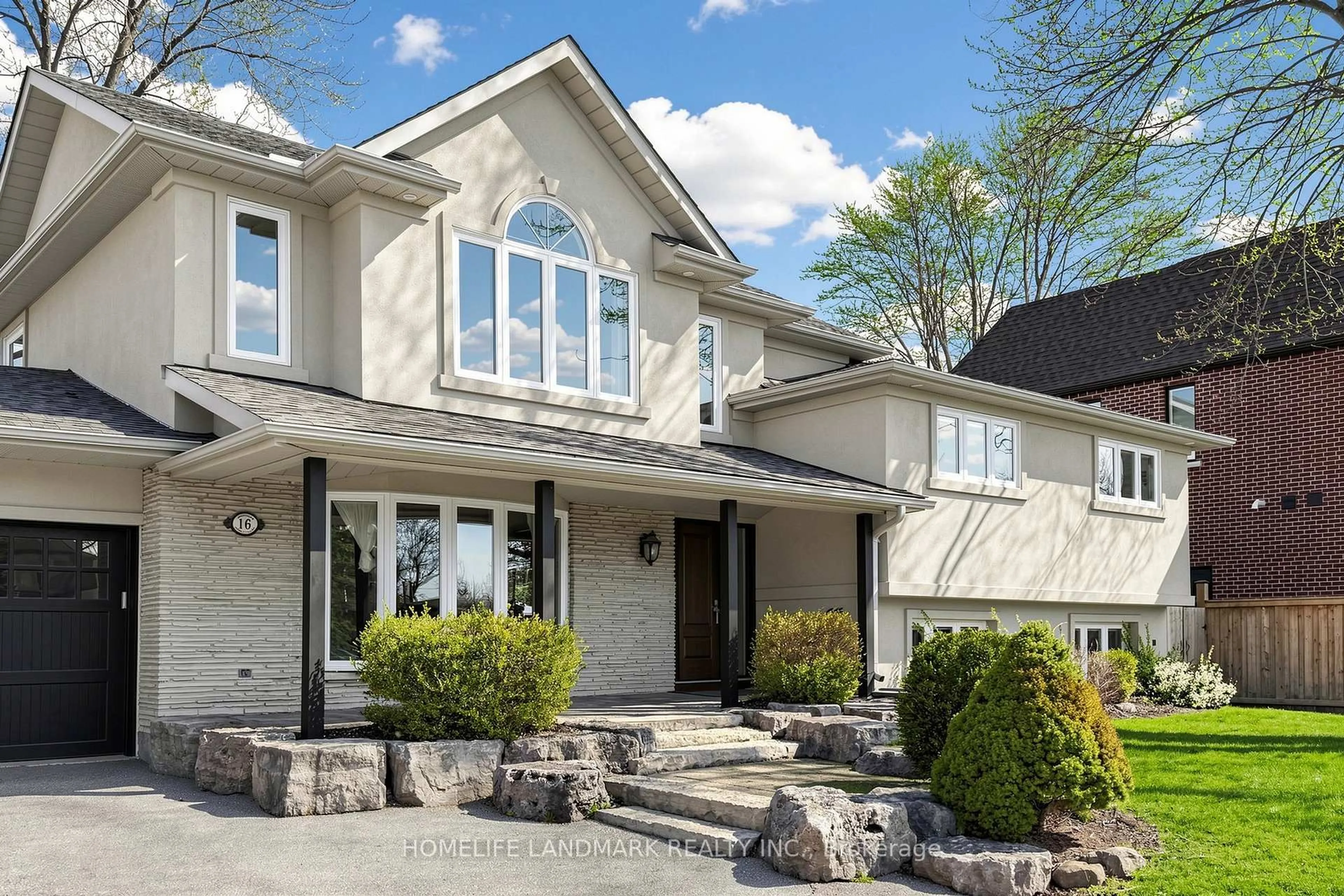 Home with brick exterior material, street for 16 Worsley Crt, Markham Ontario L3R 1V4