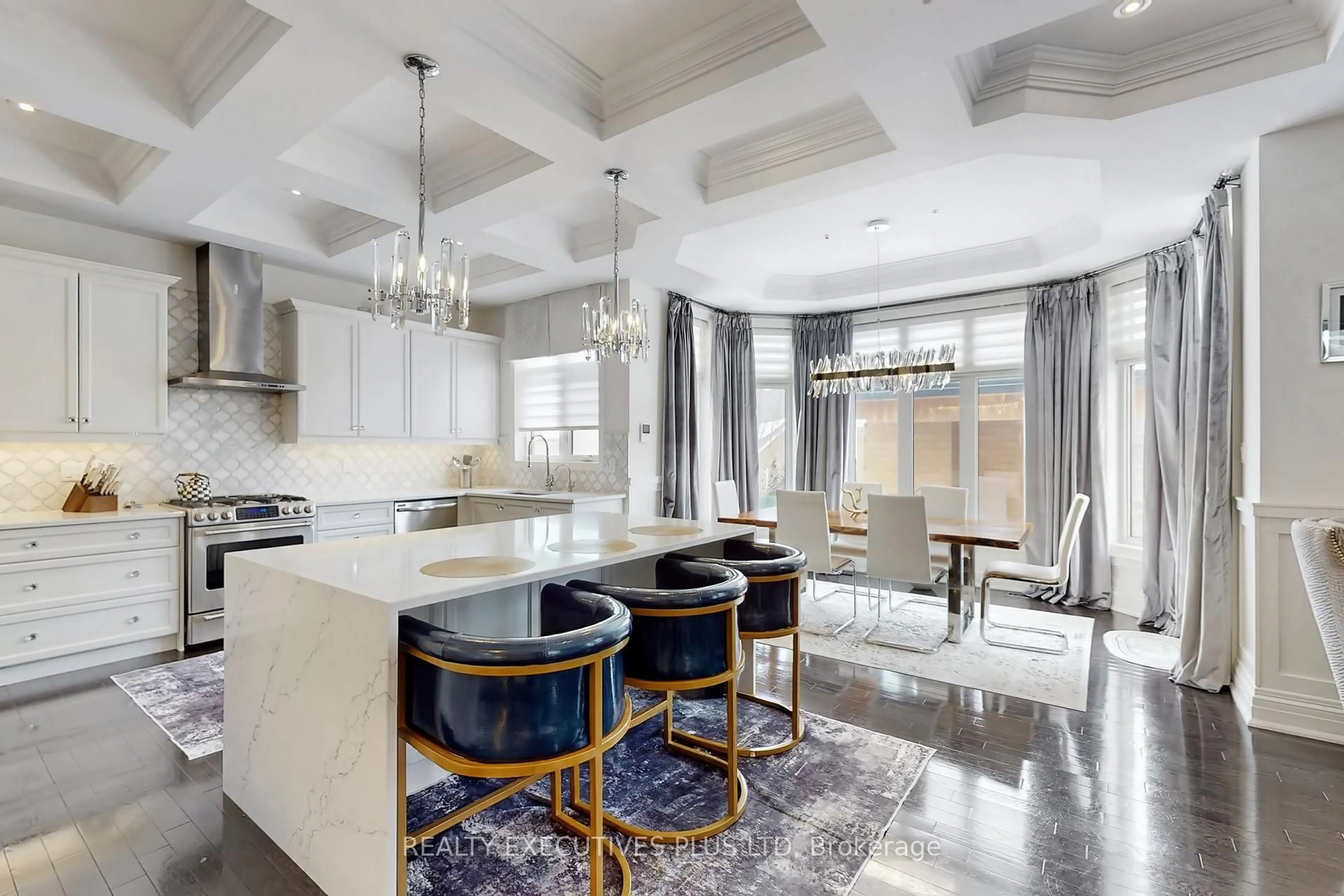 Contemporary kitchen, ceramic/tile floor for 10 Sim Hill Cres, King Ontario L7B 0C4