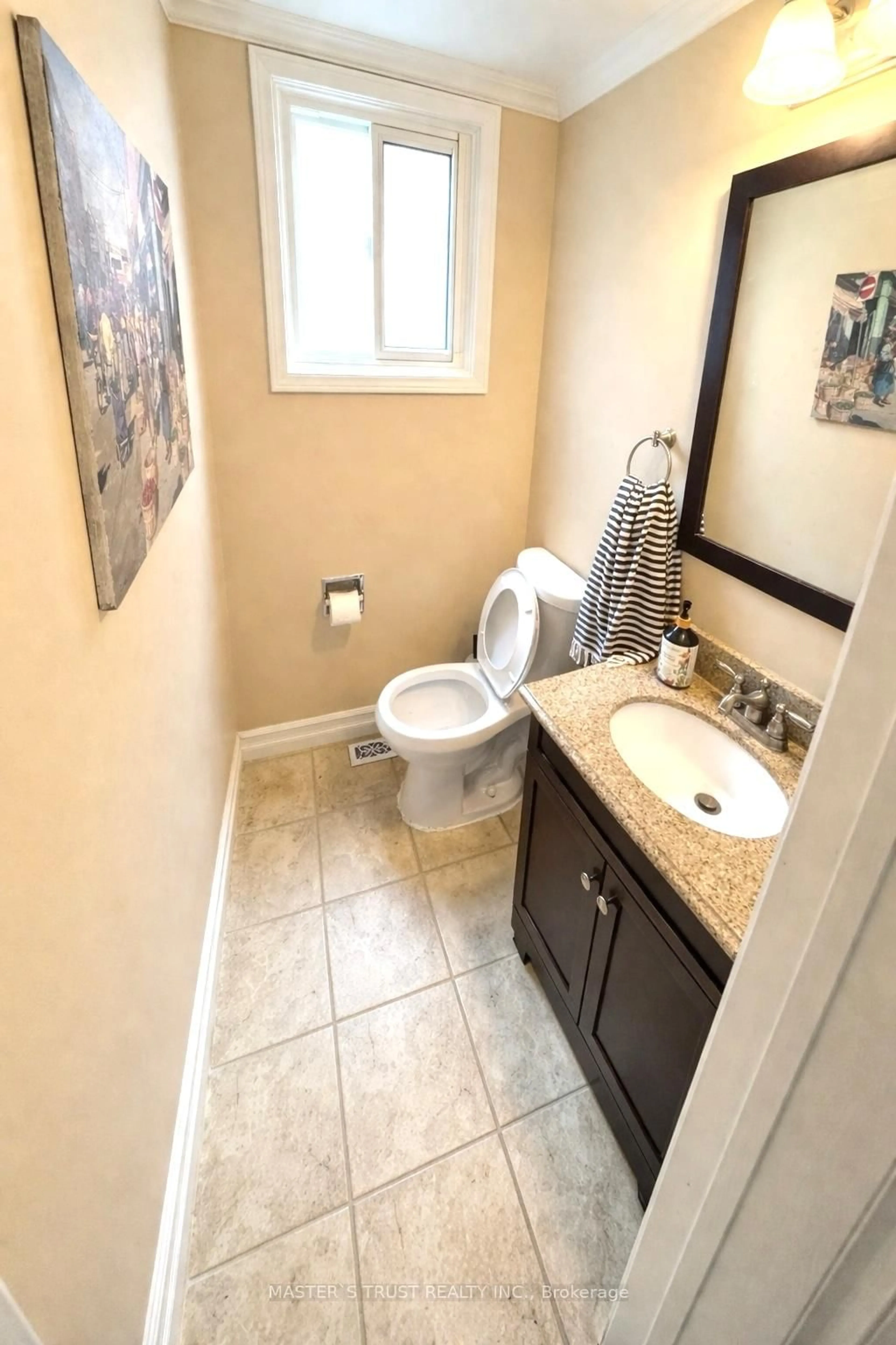 Standard bathroom, ceramic/tile floor for 112 Krieghoff Ave, Markham Ontario L3R 1V9