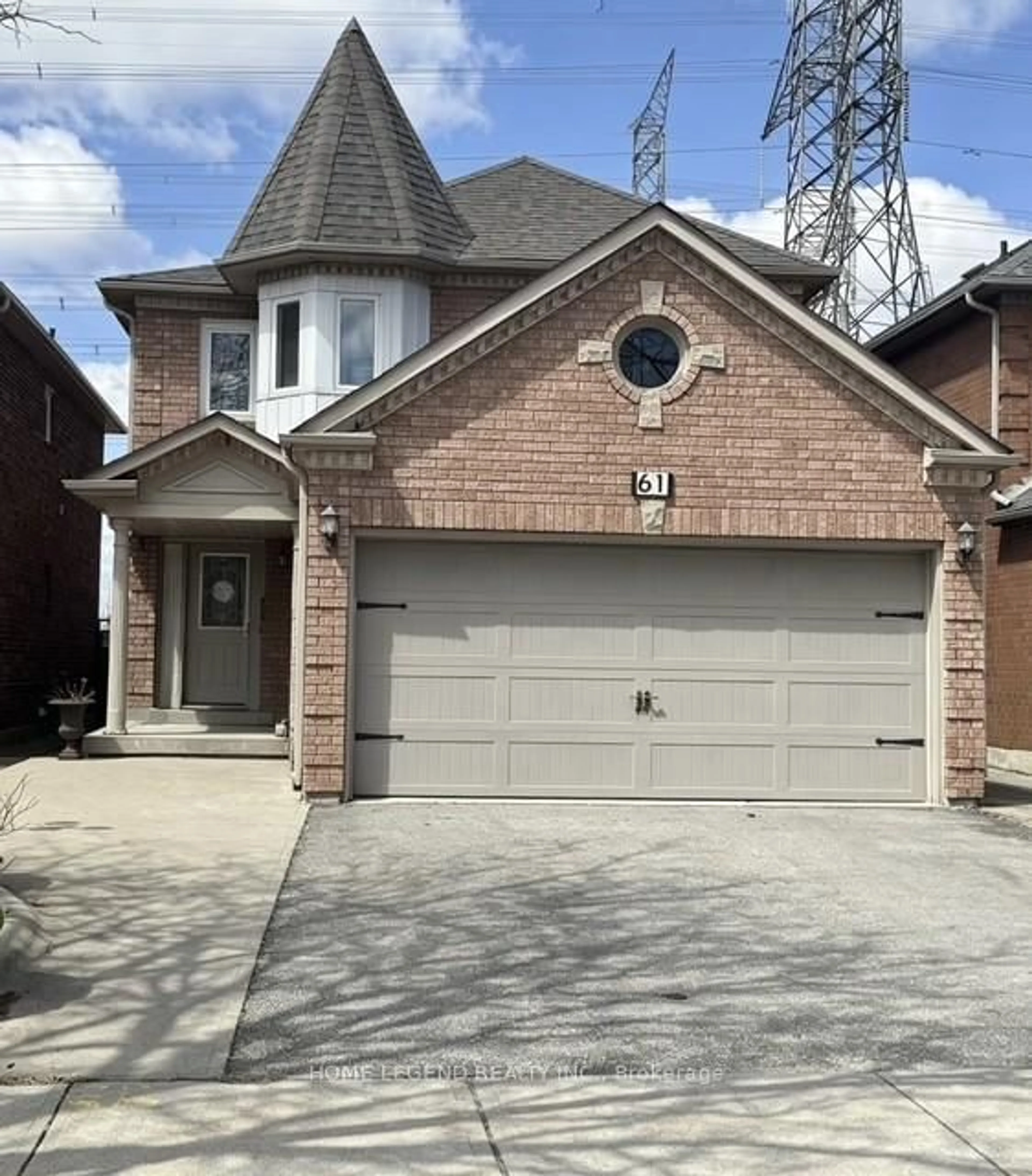 Home with brick exterior material, street for 61 Redondo Dr, Vaughan Ontario L4J 7S7