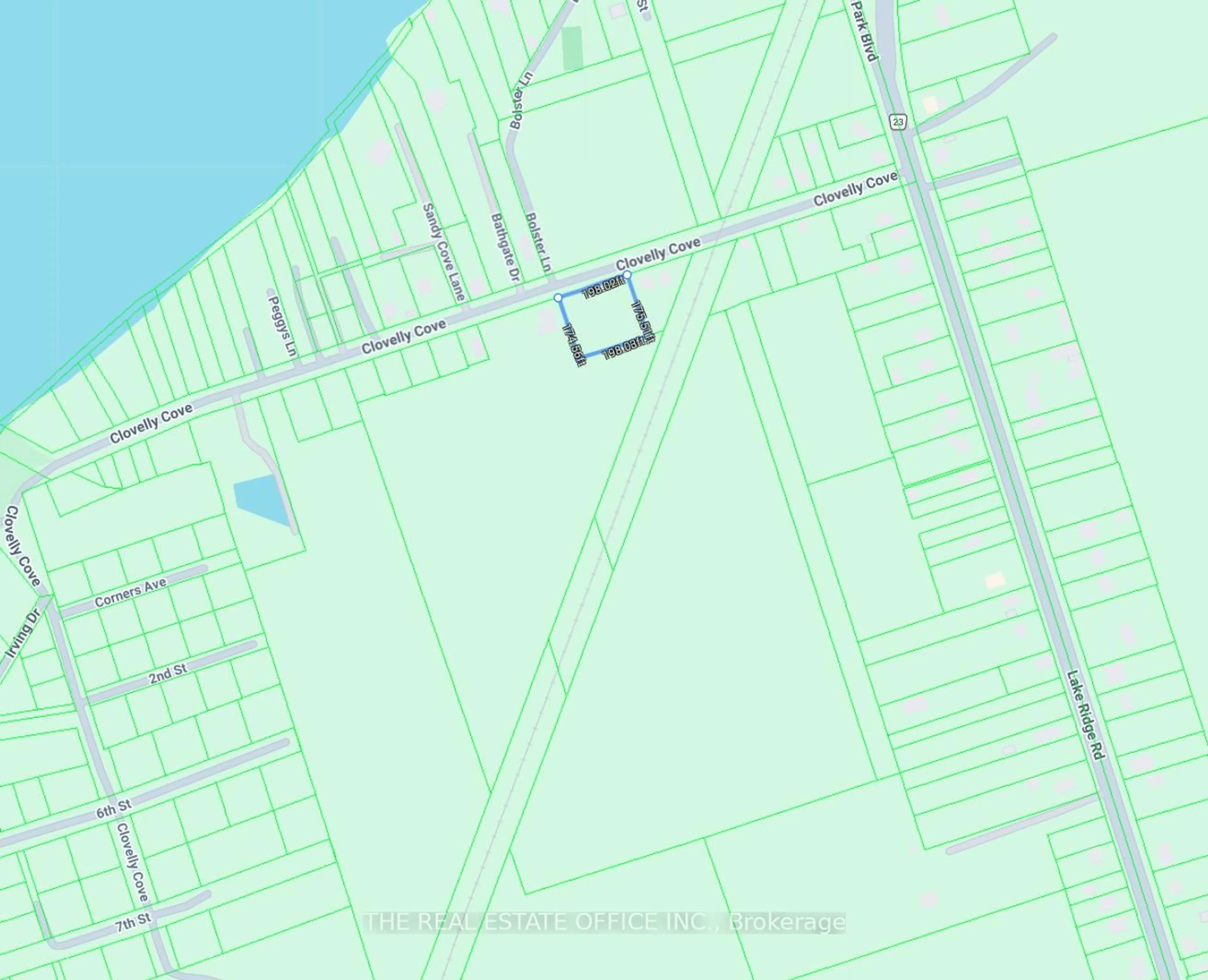 Picture of a map for 43 Clovelly Cove Rd, Georgina Ontario L0E 1N0