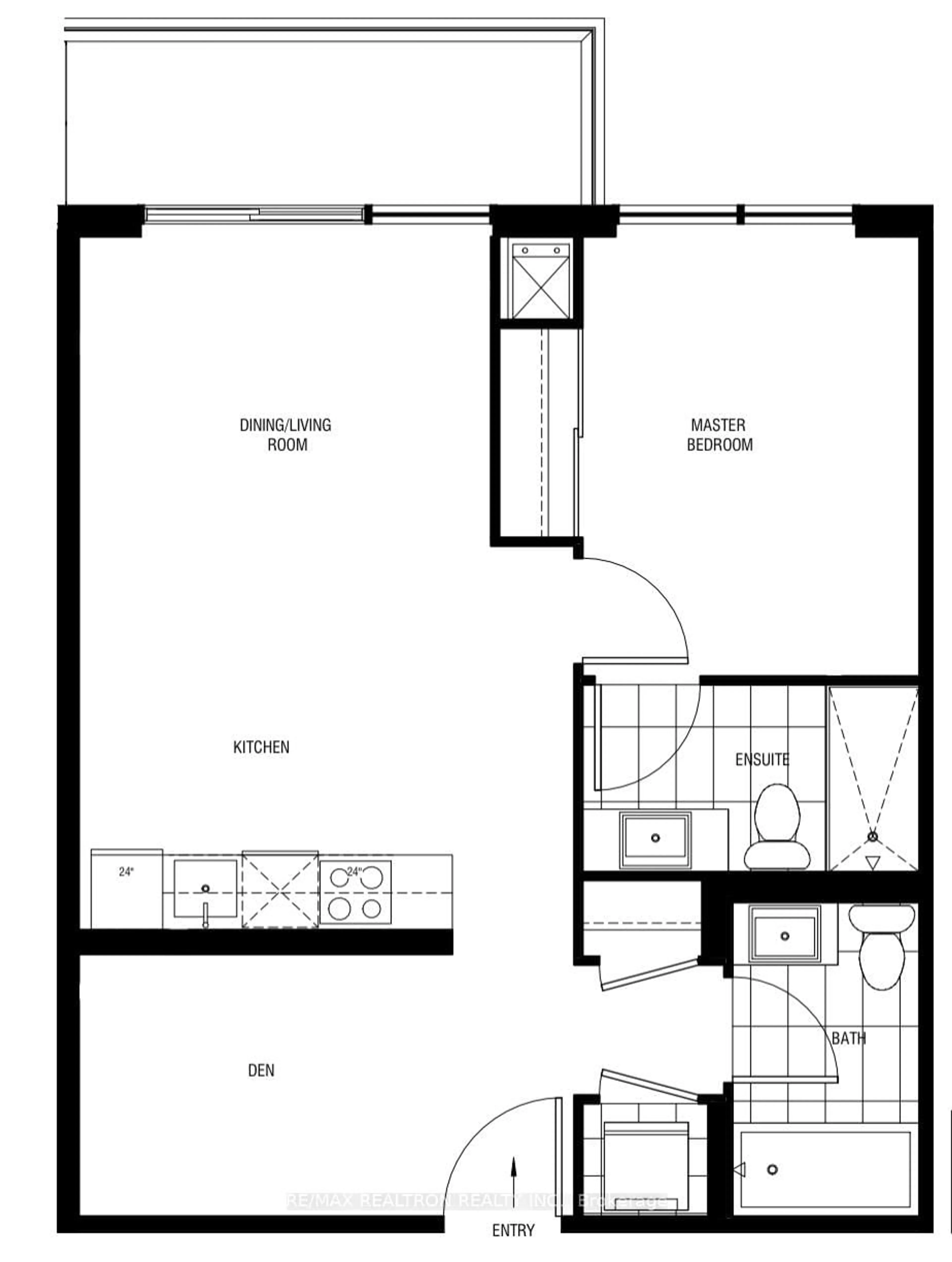 Floor plan for 20 Gatineau Dr #1005, Vaughan Ontario L4J 0L3