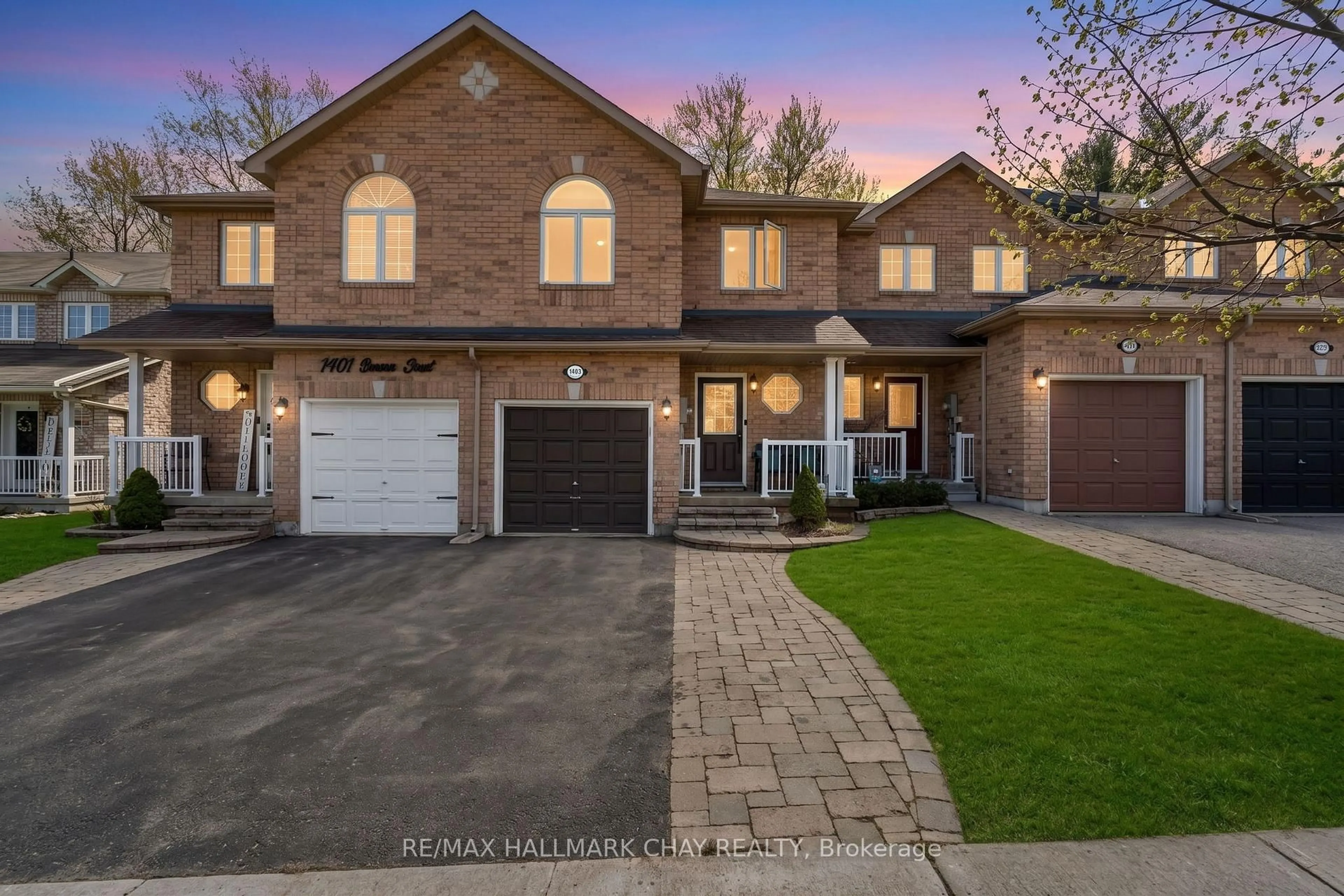 Home with brick exterior material, street for 1403 BENSON St, Innisfil Ontario L9S 0C7