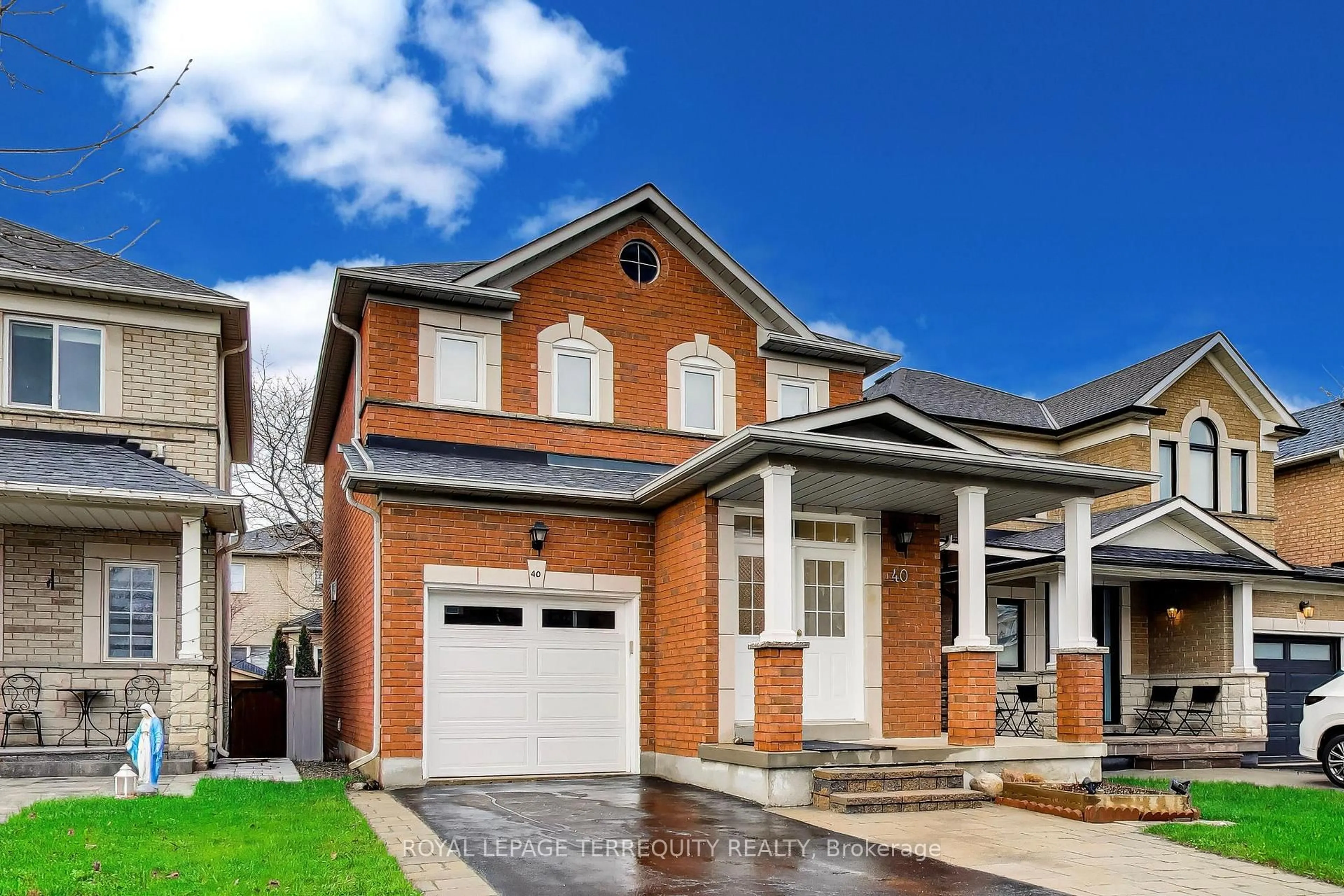 Home with brick exterior material, street for 40 Teal Cres, Vaughan Ontario L4H 2V5