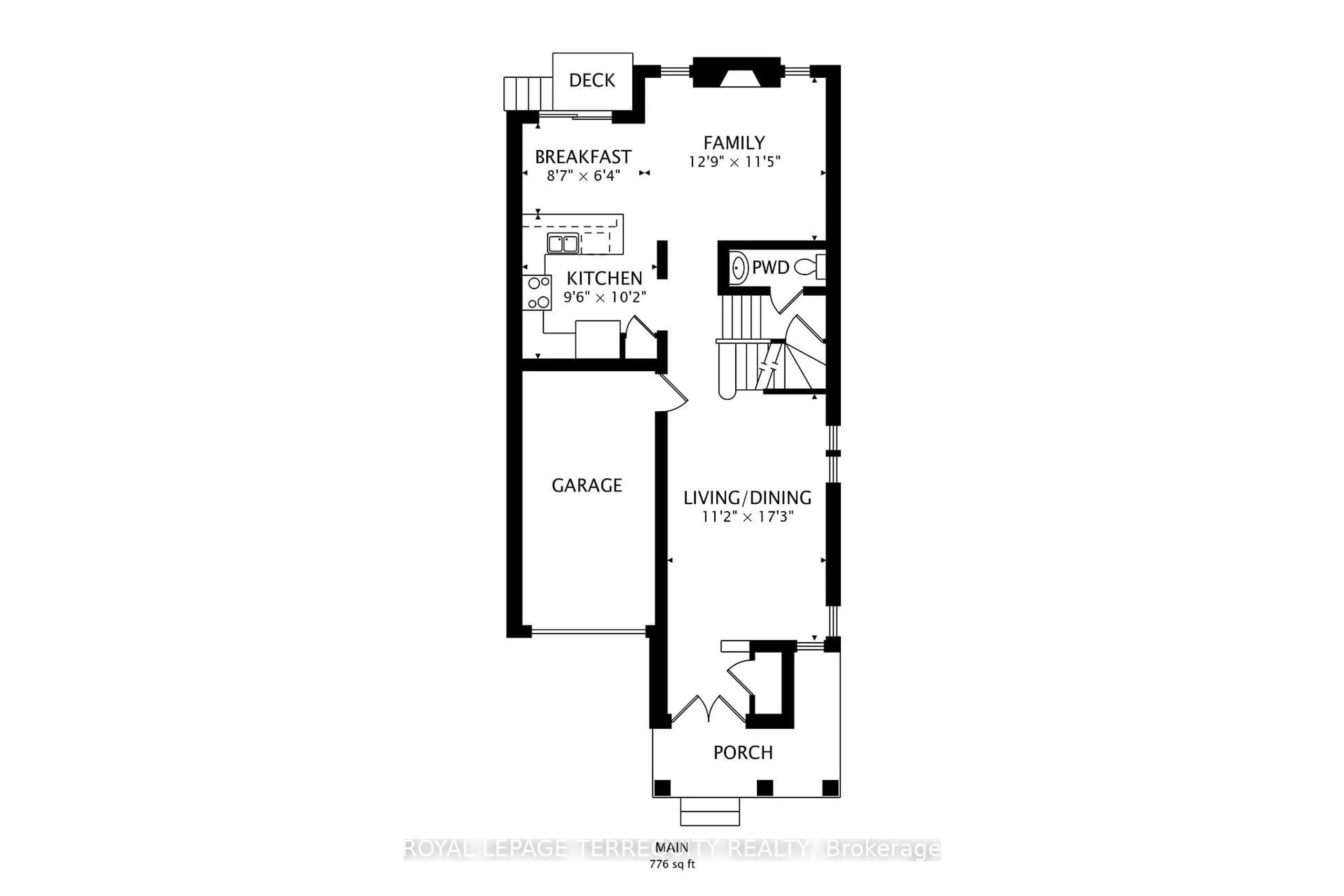 Floor plan for 40 Teal Cres, Vaughan Ontario L4H 2V5