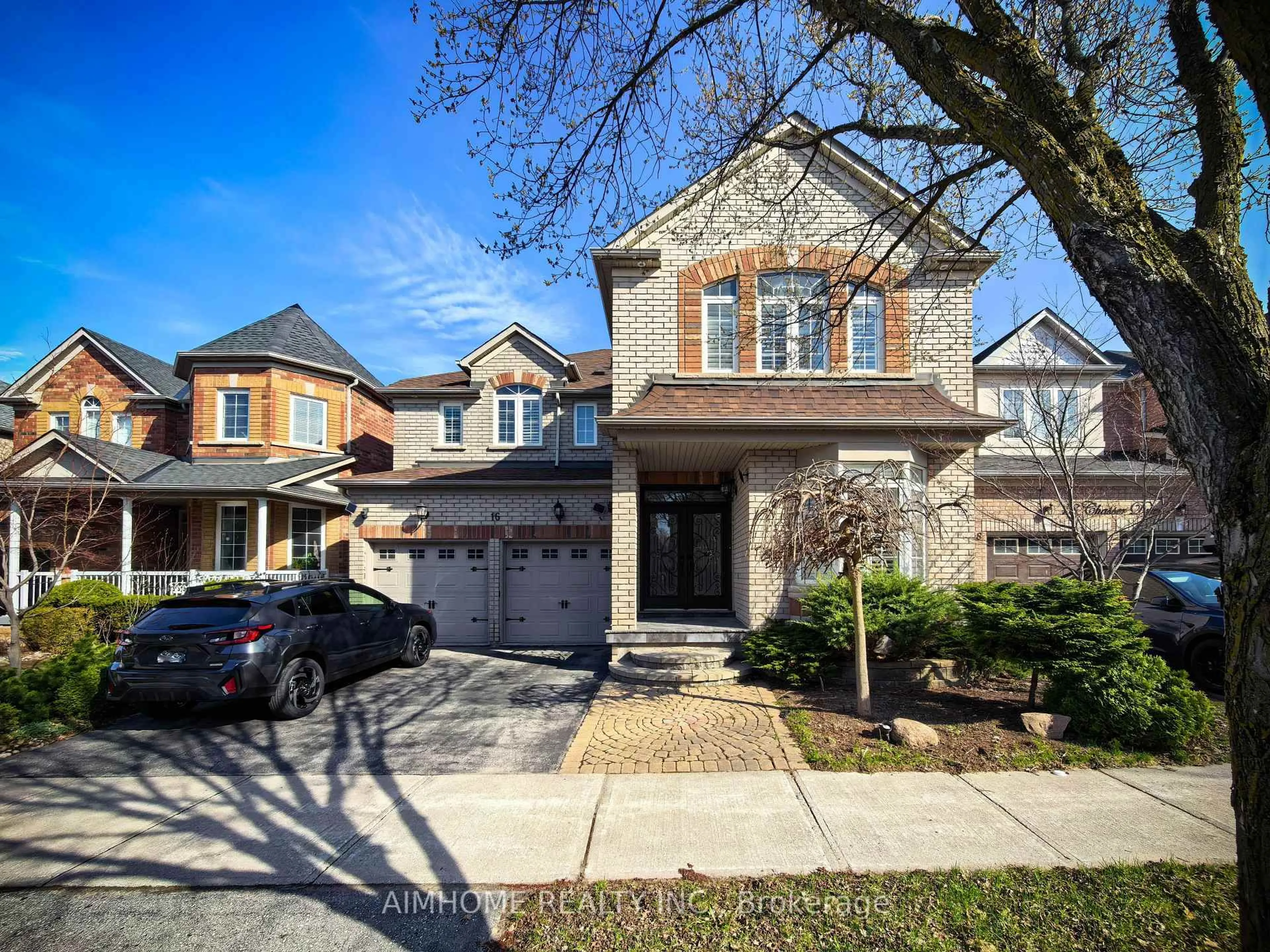 Home with brick exterior material, street for 16 Chasser Dr, Markham Ontario L6E 1K4