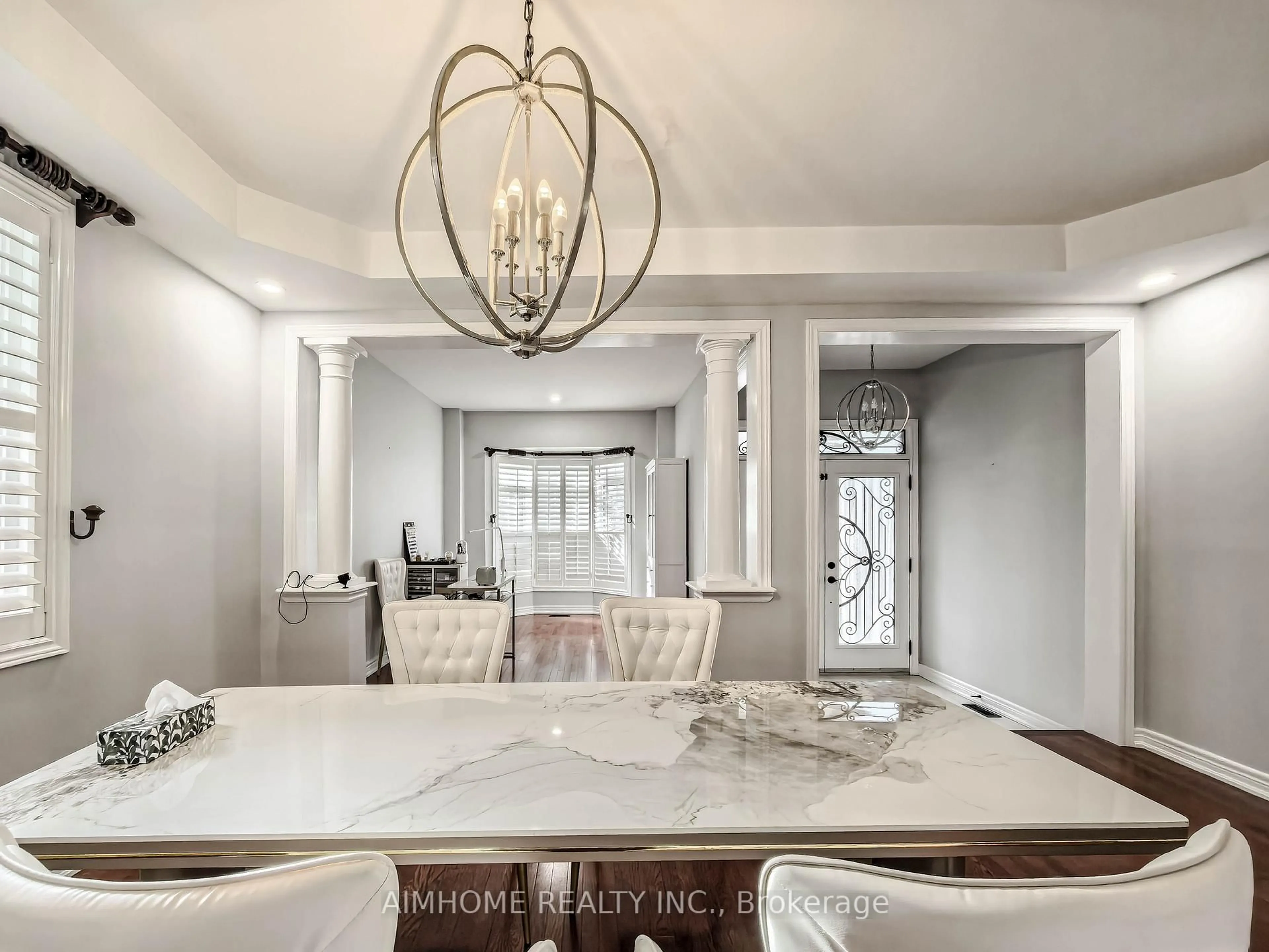 Dining room, ceramic/tile floor for 16 Chasser Dr, Markham Ontario L6E 1K4