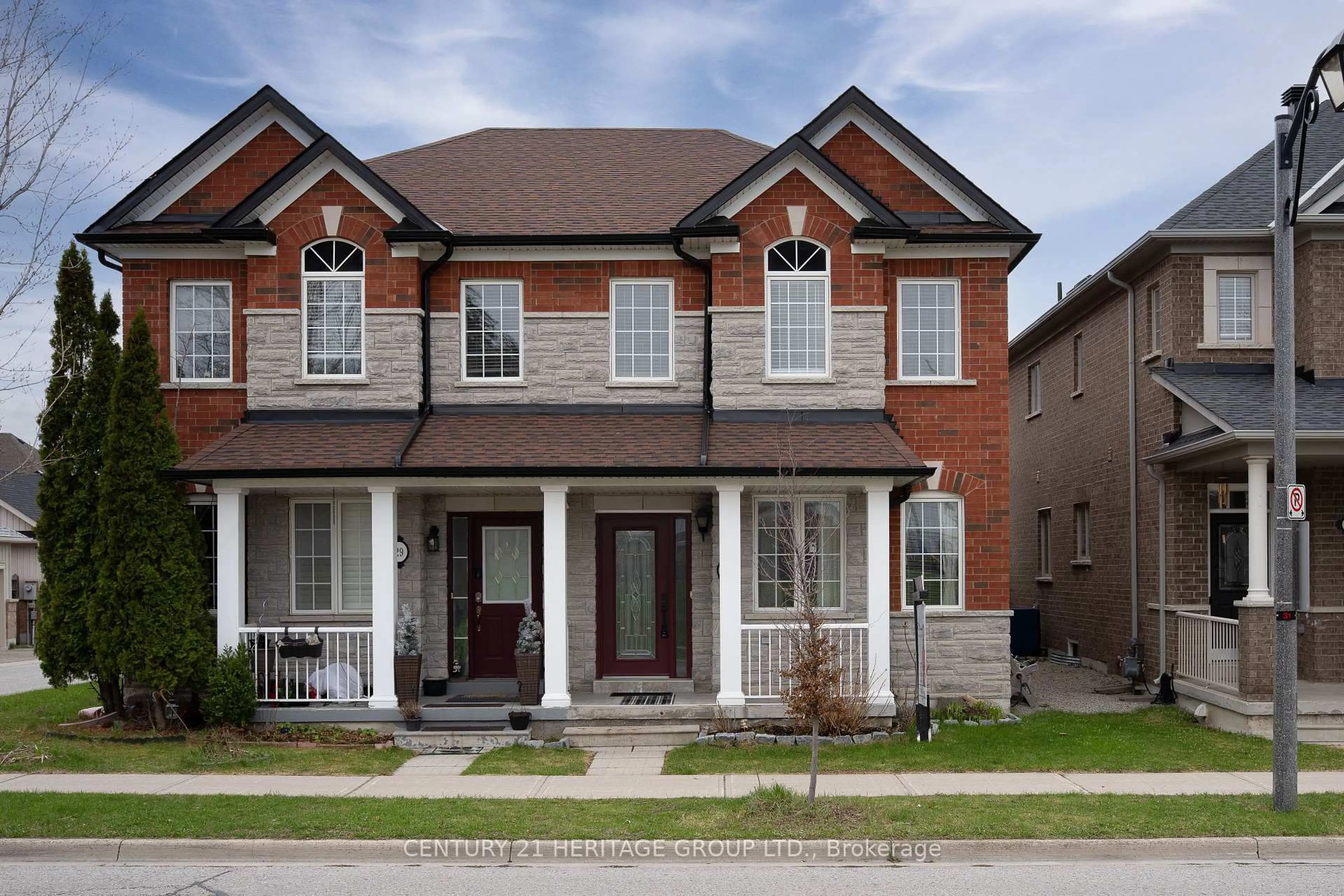 Home with brick exterior material, street for 31 Kalvinster Dr, Markham Ontario L6B 0A7