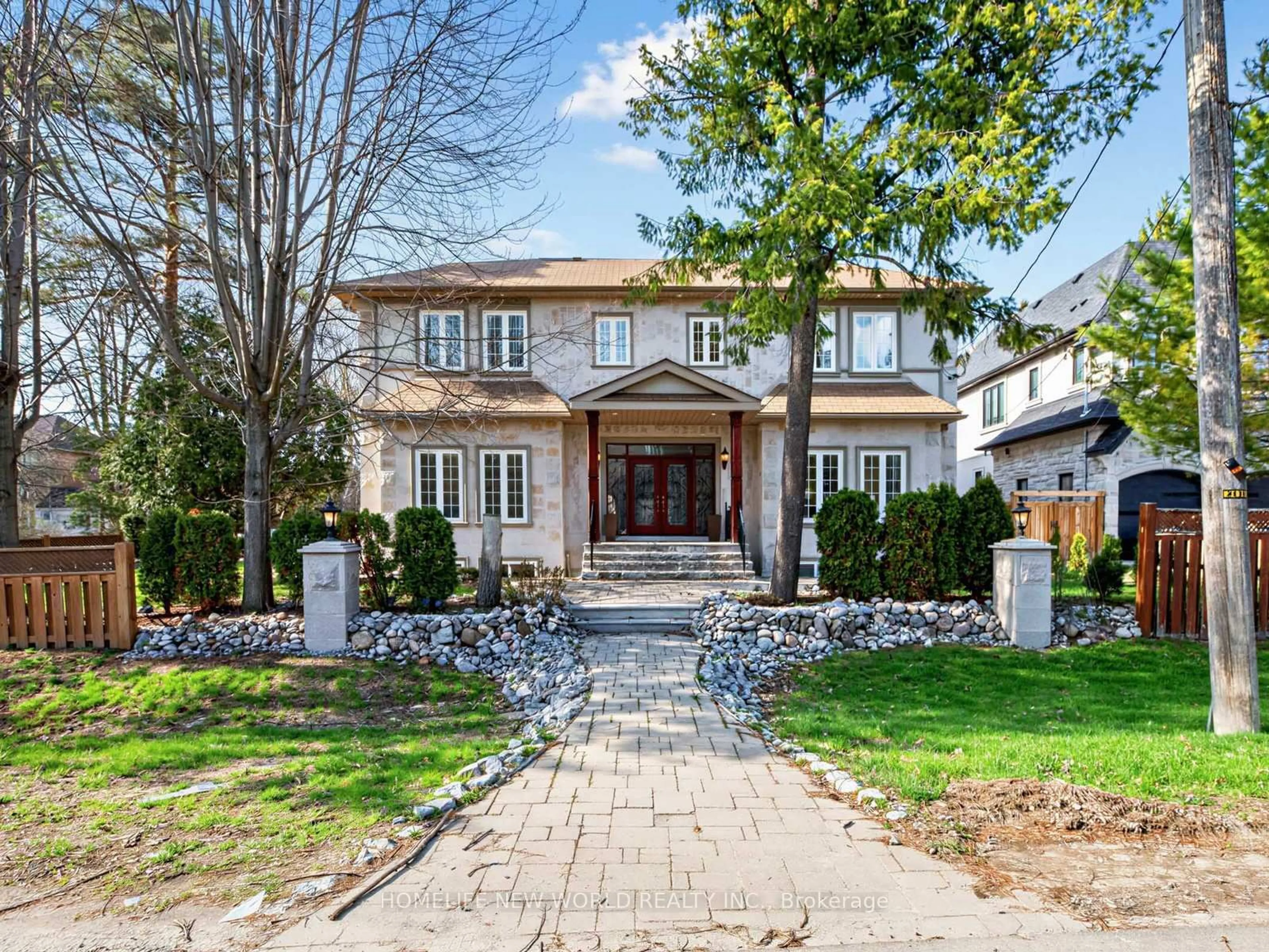 Home with brick exterior material, street for 5 Oakcrest Ave, Markham Ontario L3R 2B7