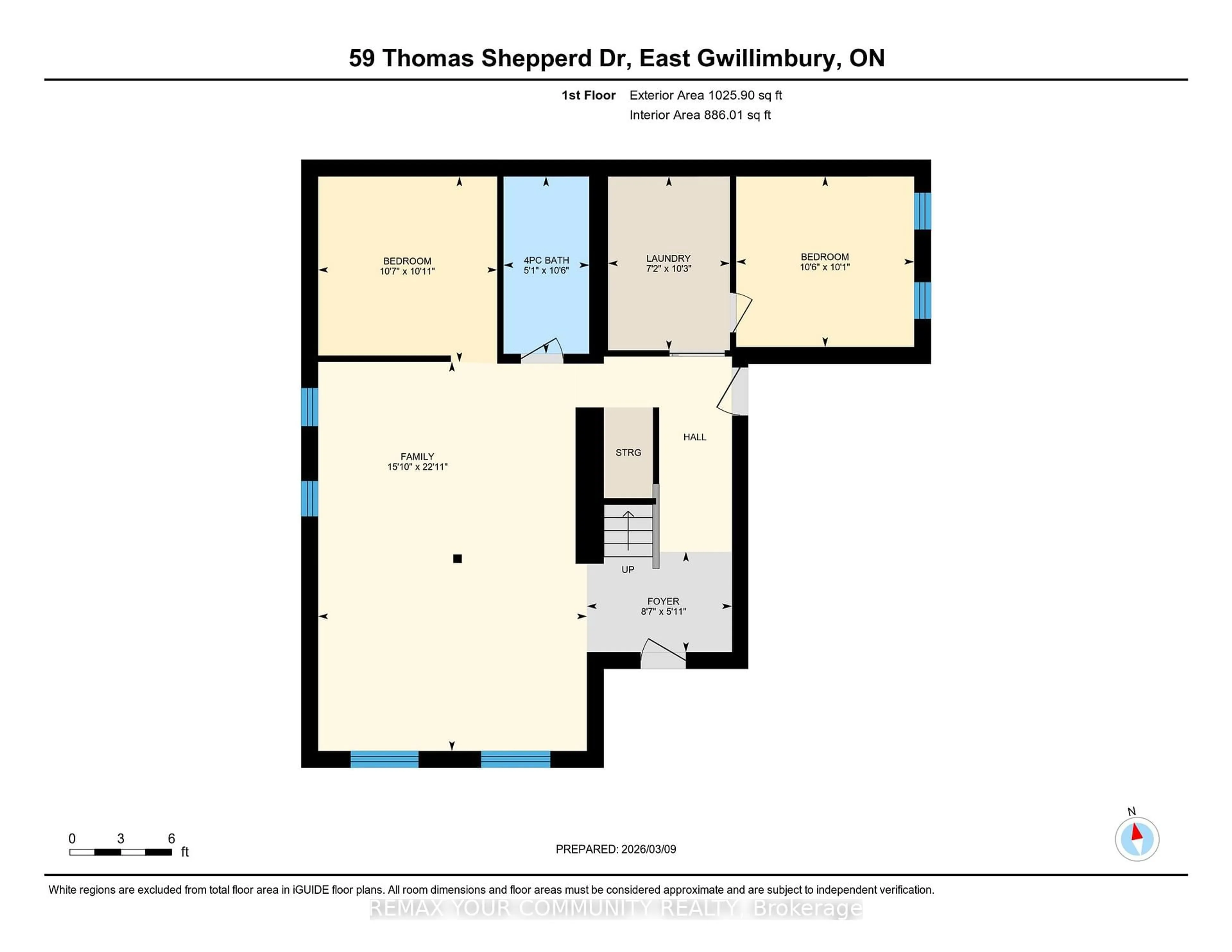 Floor plan for 59 Thomas Shepperd Dr, East Gwillimbury Ontario L9N 1C4