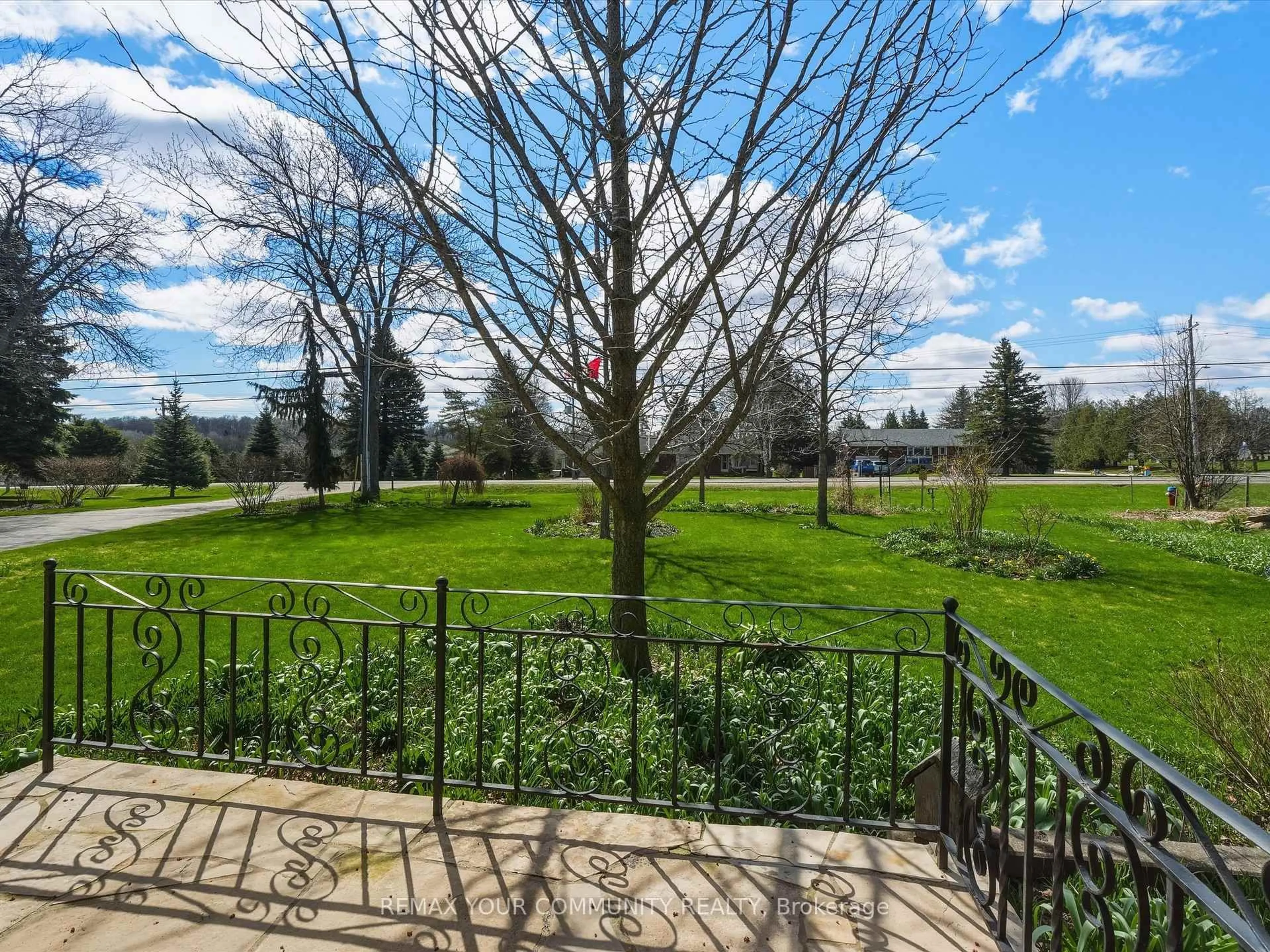 A pic from outside/outdoor area/front of a property/back of a property/a pic from drone, forest/trees view for 4198 Simcoe County Road 88 Rd, Bradford West Gwillimbury Ontario L3Z 3K8