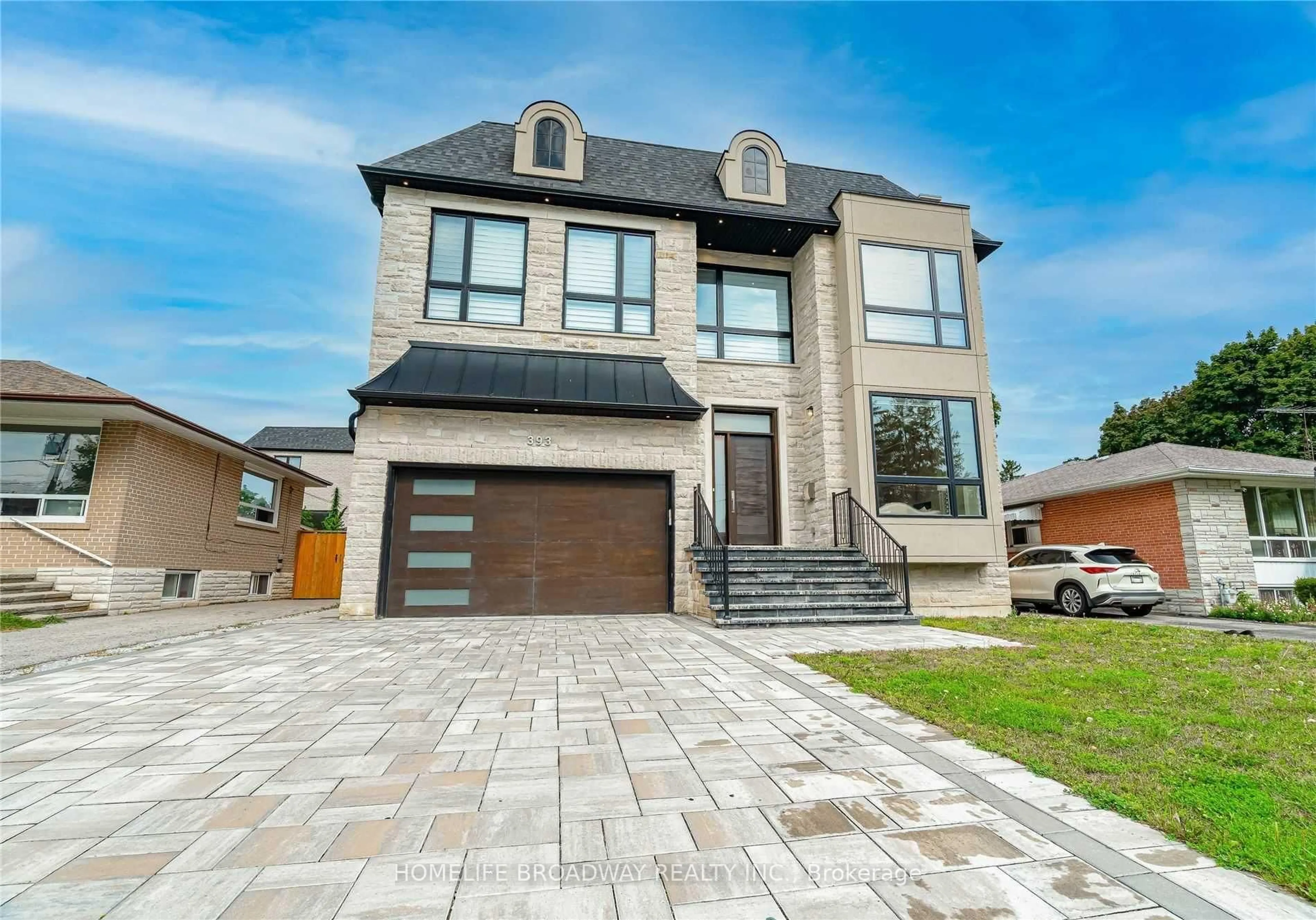 Home with brick exterior material, street for 393 Balkan Rd, Richmond Hill Ontario L4C 2P2