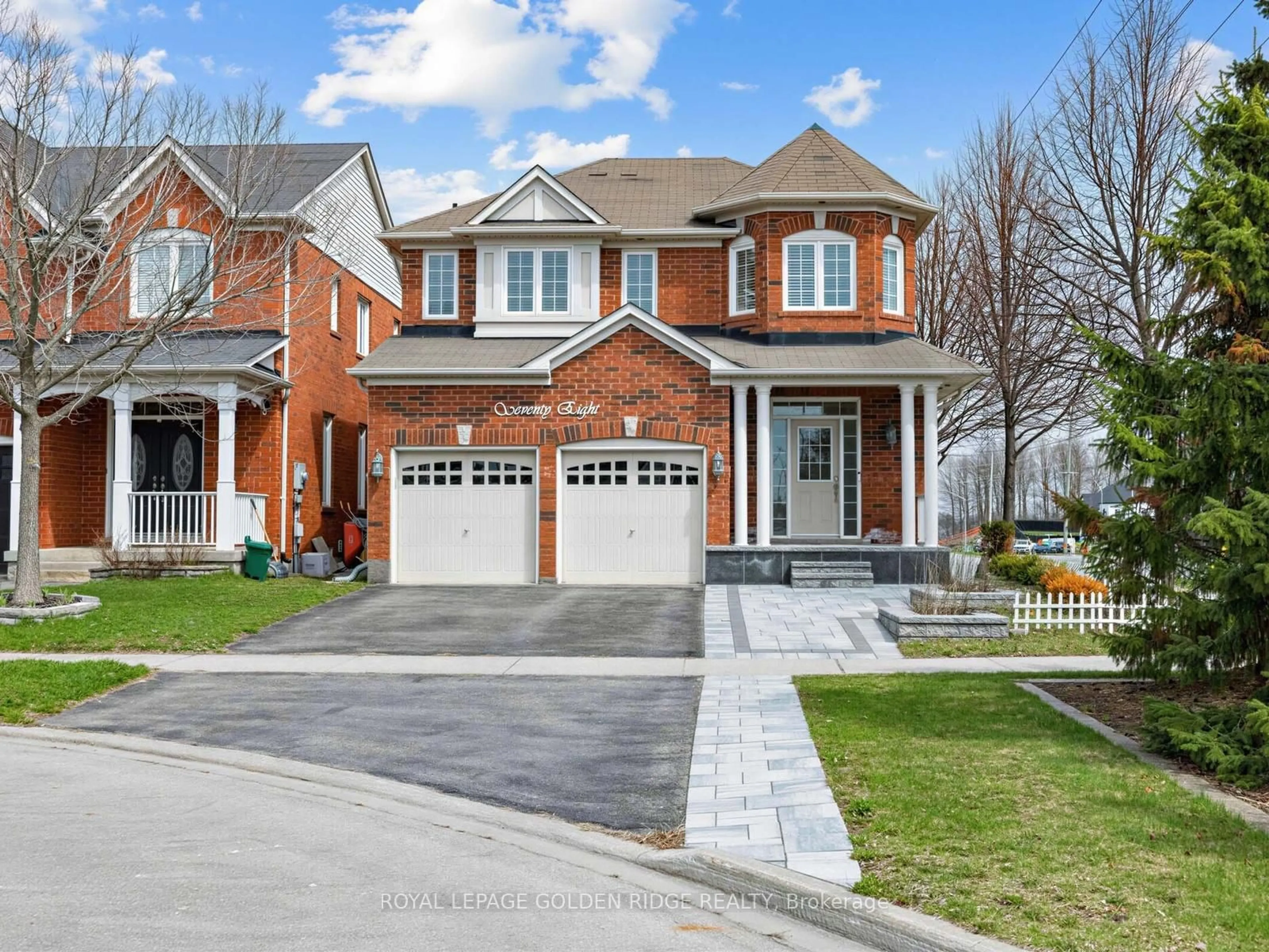 Home with brick exterior material, street for 78 Bulmer Cres, Newmarket Ontario L3X 3K1