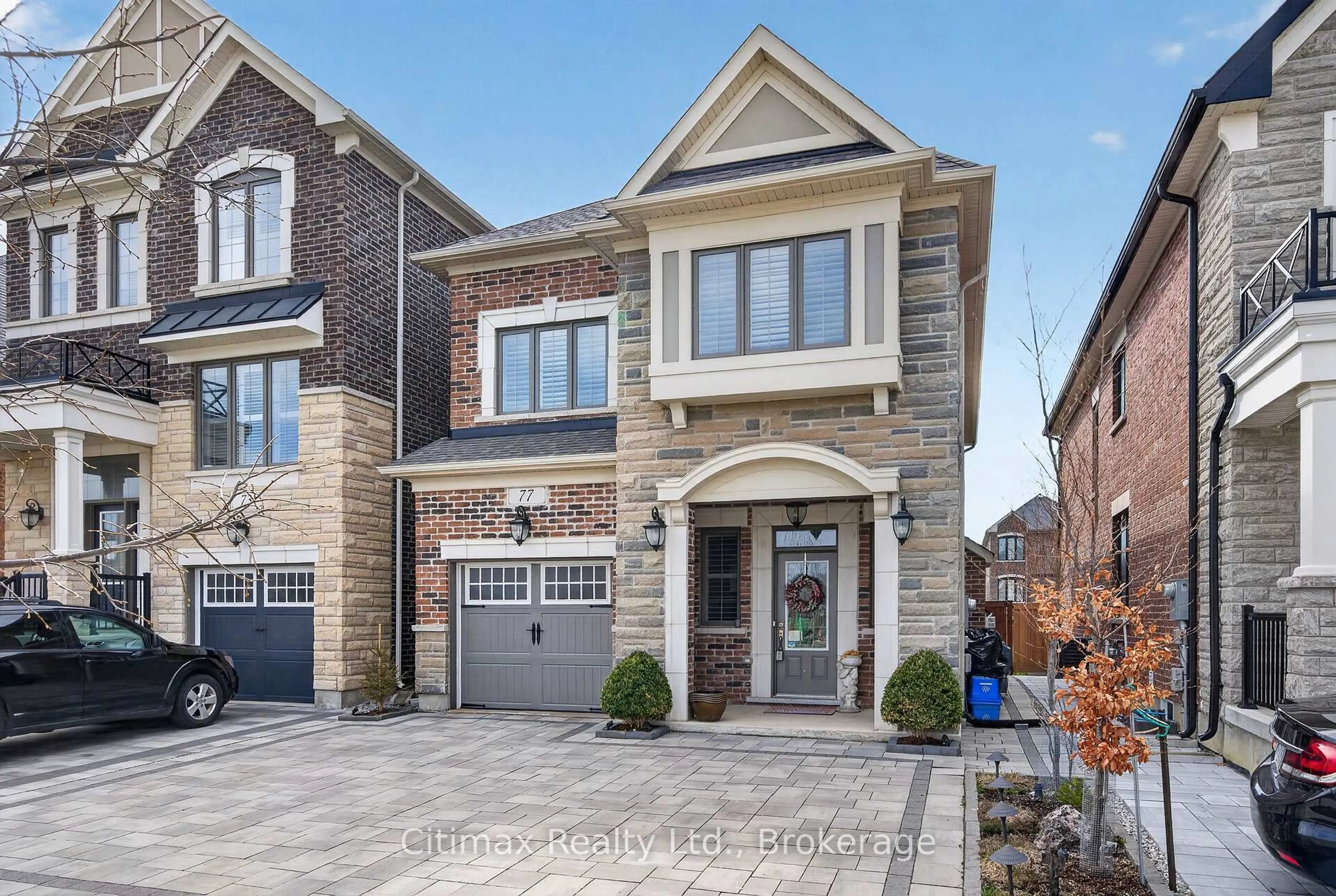 Home with brick exterior material, street for 77 McMichael Ave, Vaughan Ontario L4H 4T2