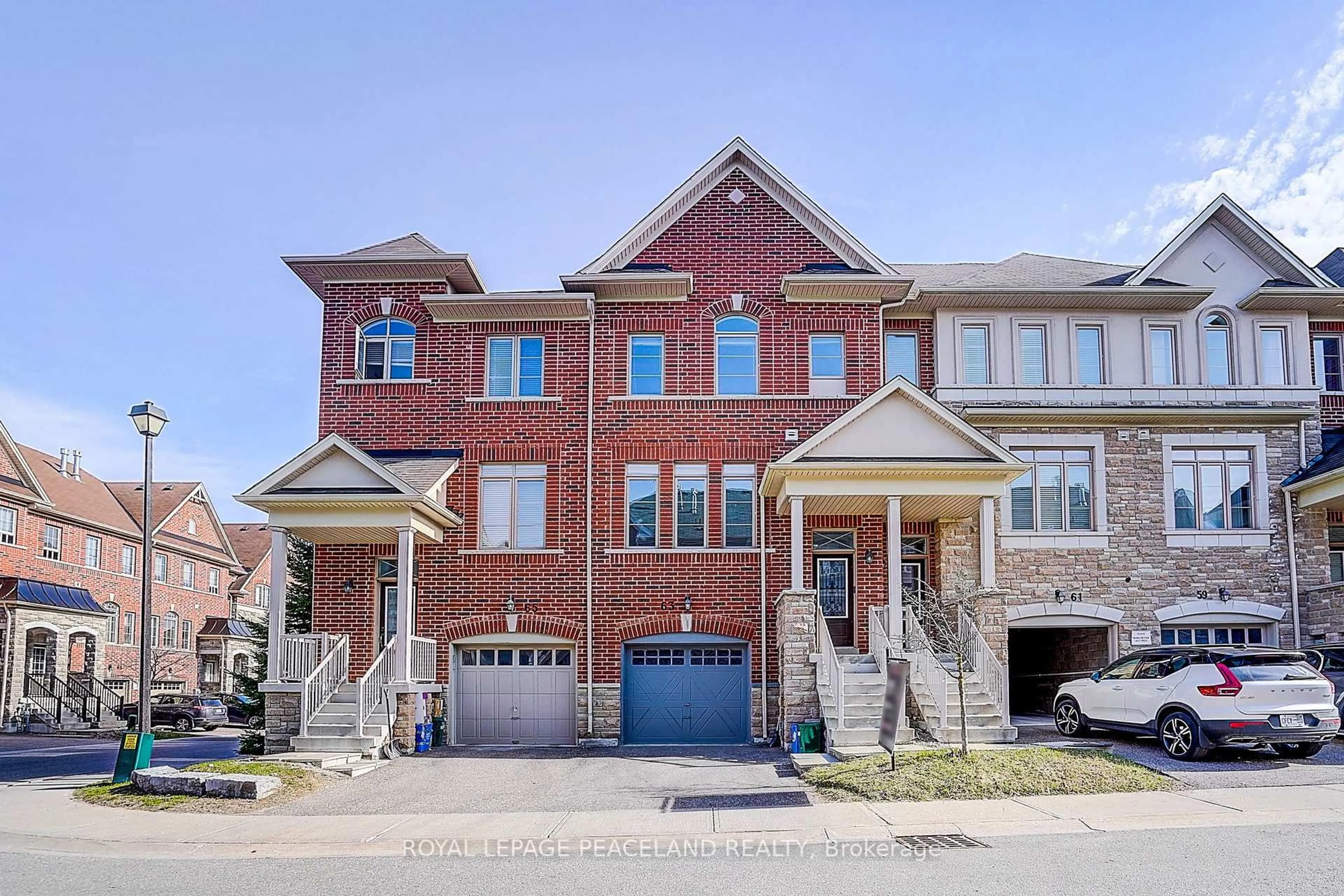 Home with brick exterior material, street for 63 Mack Clement Lane, Richmond Hill Ontario L4S 2P7