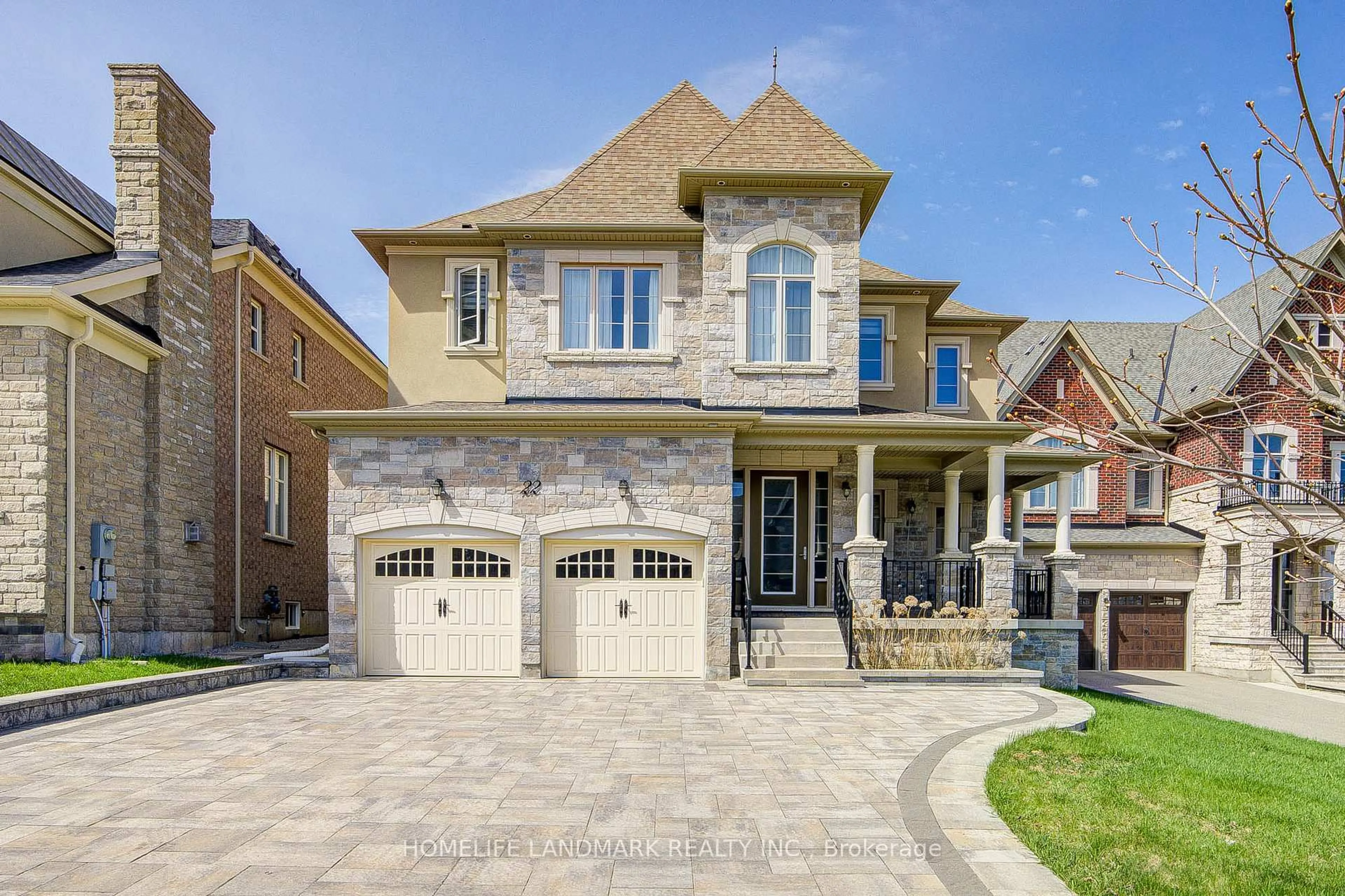 Home with brick exterior material, street for 22 Aspy Crt, Vaughan Ontario L6A 4X8