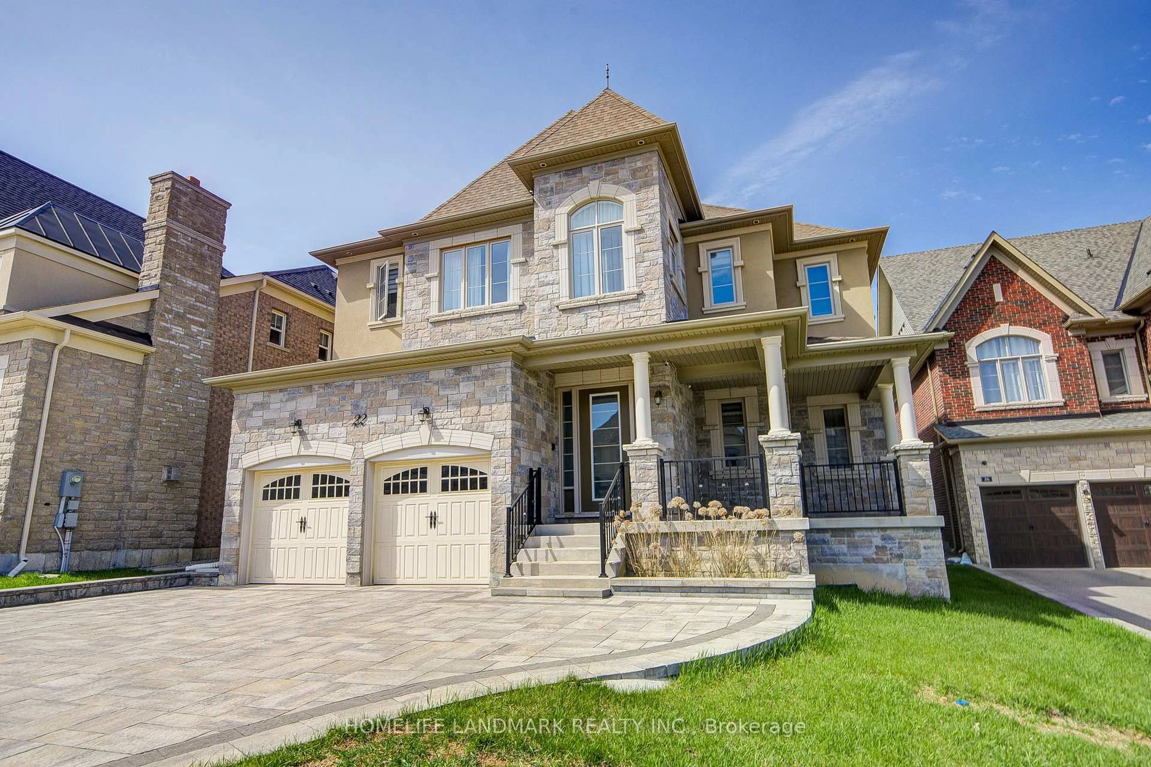 Home with brick exterior material, street for 22 Aspy Crt, Vaughan Ontario L6A 4X8