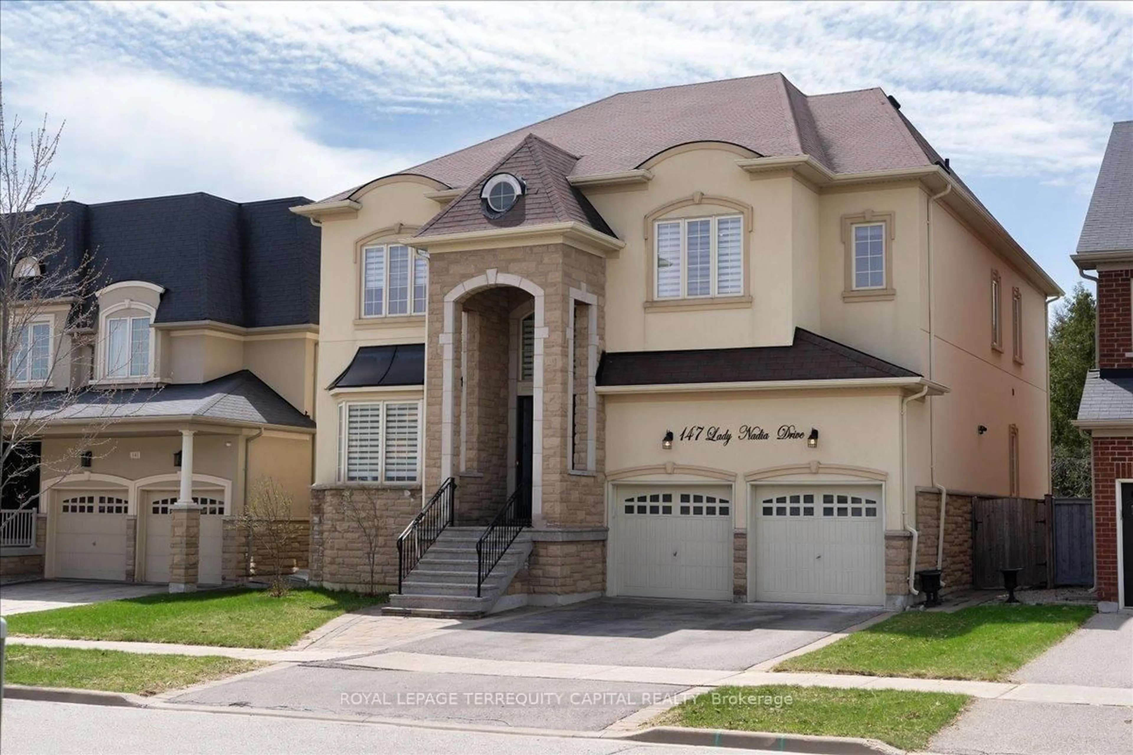 Home with brick exterior material, street for 147 Lady Nadia Dr, Vaughan Ontario L6A 0G9