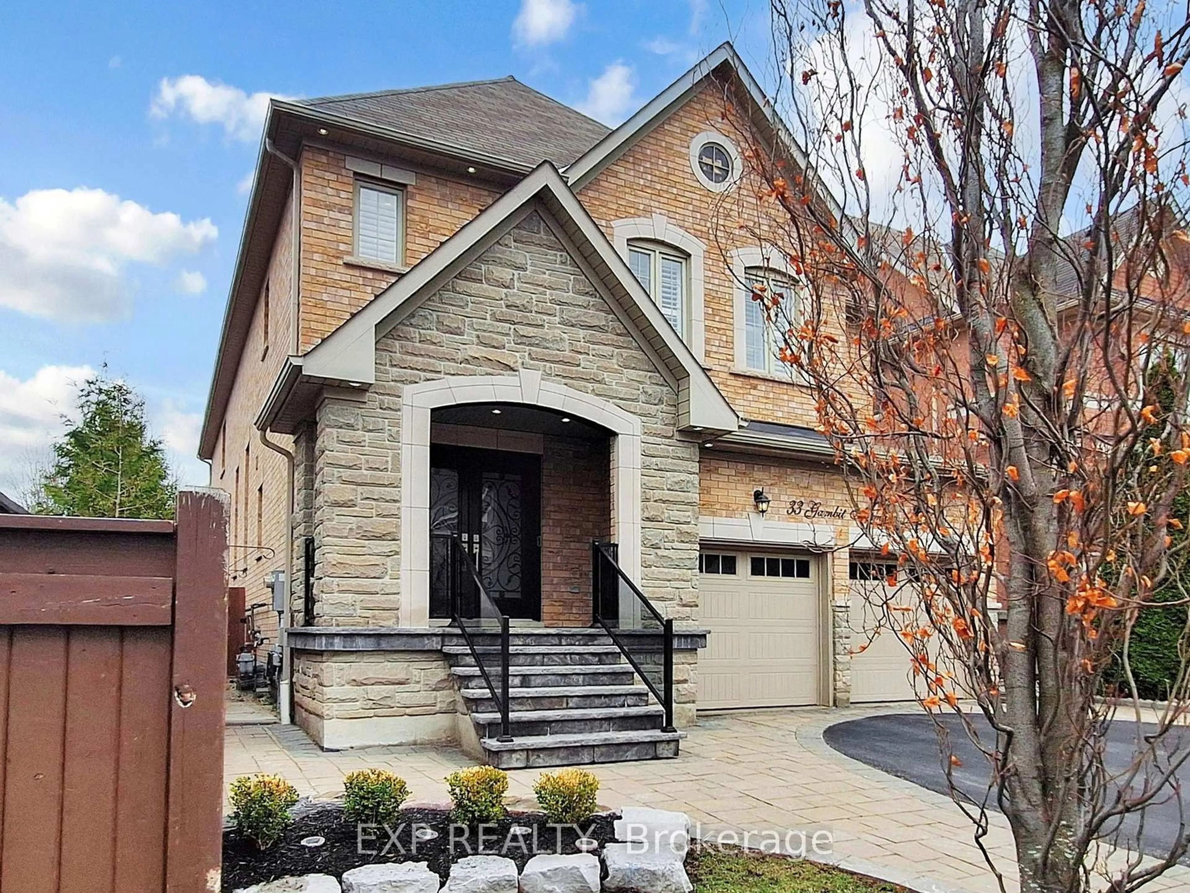 Home with brick exterior material, street for 33 Gambit Ave, Vaughan Ontario L4H 0Y7