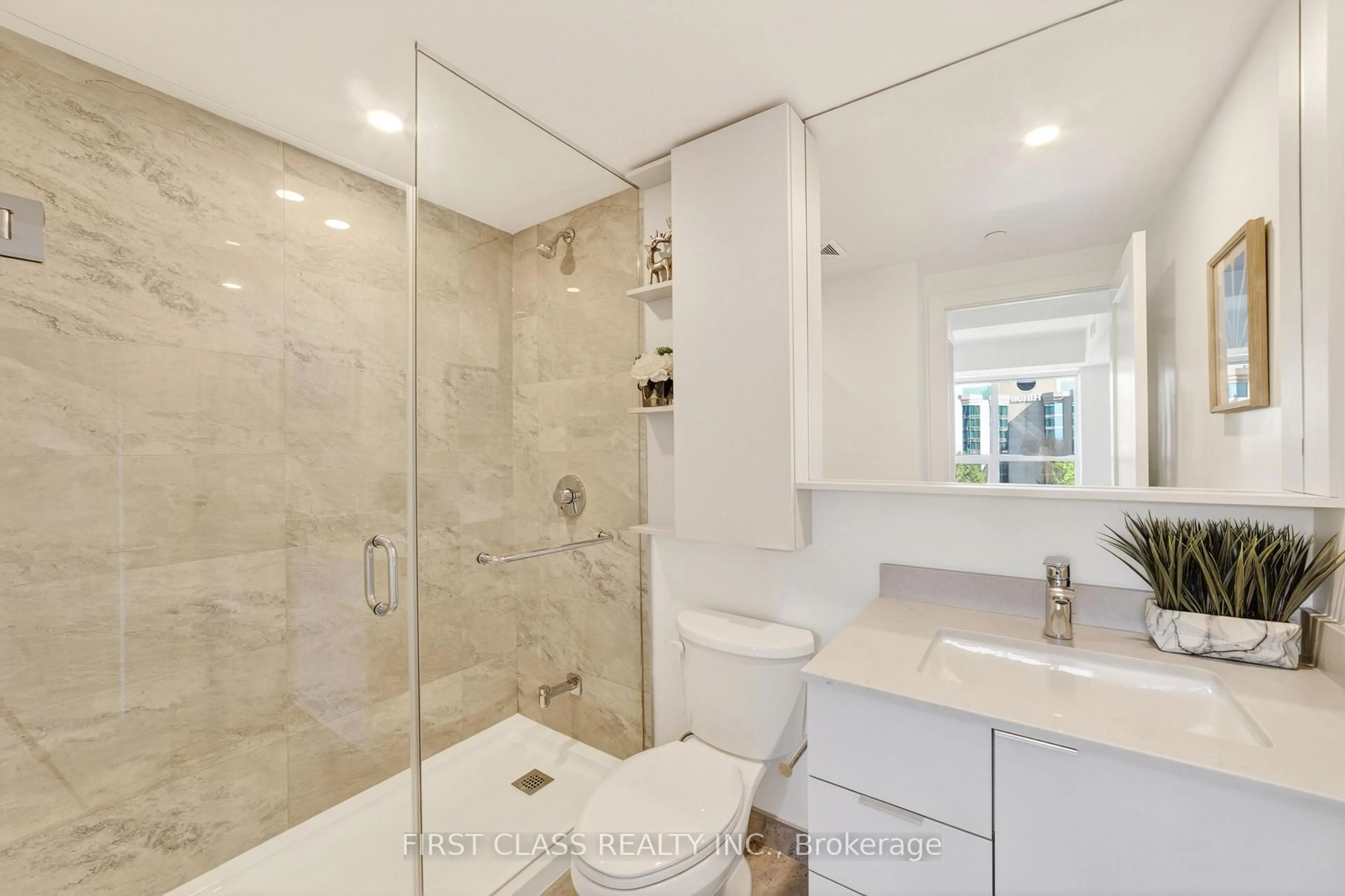 Standard bathroom, ceramic/tile floor for 9 Clegg Rd #1009, Markham Ontario L6G 0H3