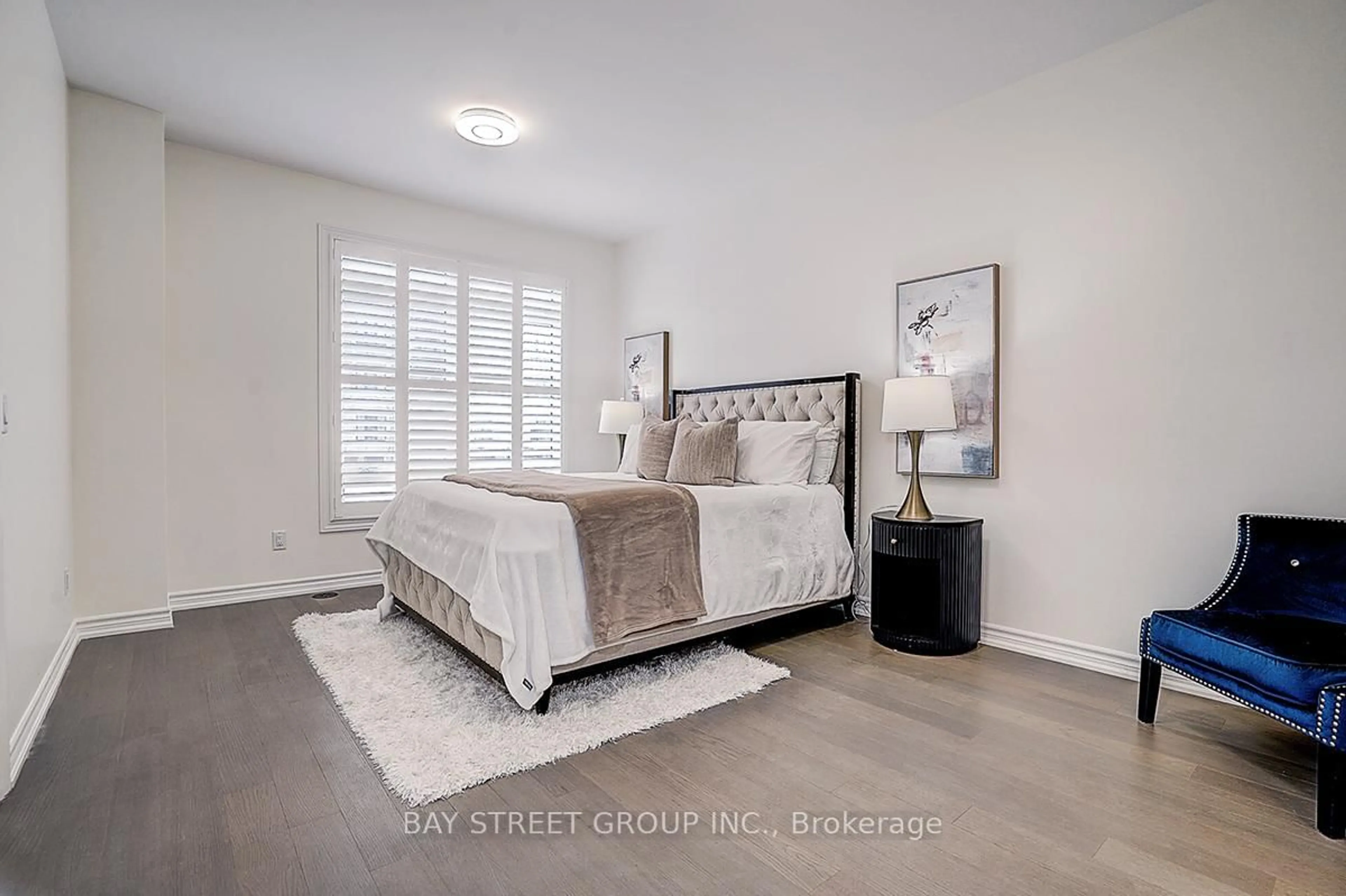 Bedroom with bed, unknown for 74 Village Pkwy, Markham Ontario L3R 4Z7