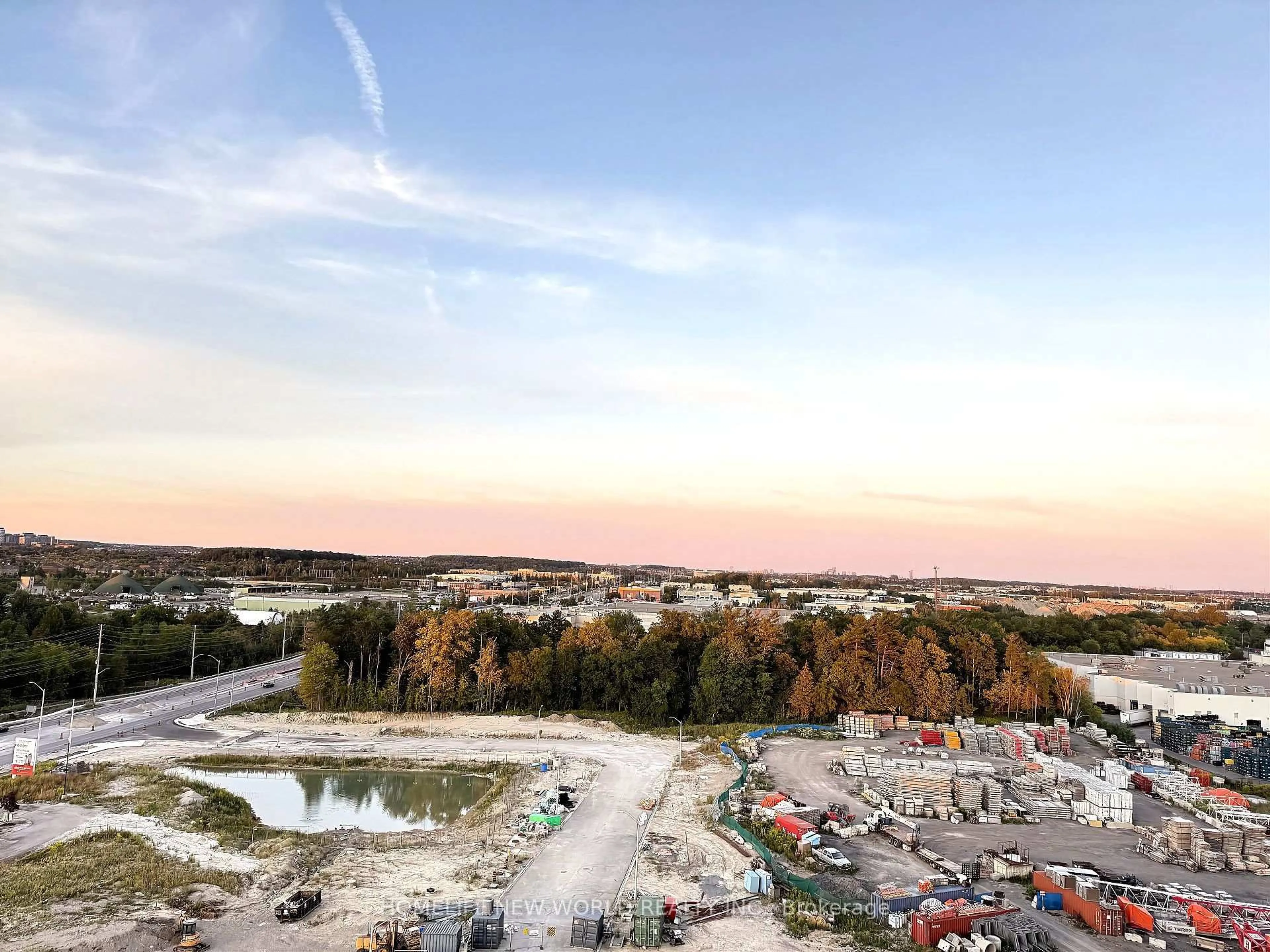 A pic from outside/outdoor area/front of a property/back of a property/a pic from drone, unknown for 498 Caldari Rd #1129, Vaughan Ontario L4K 0R5