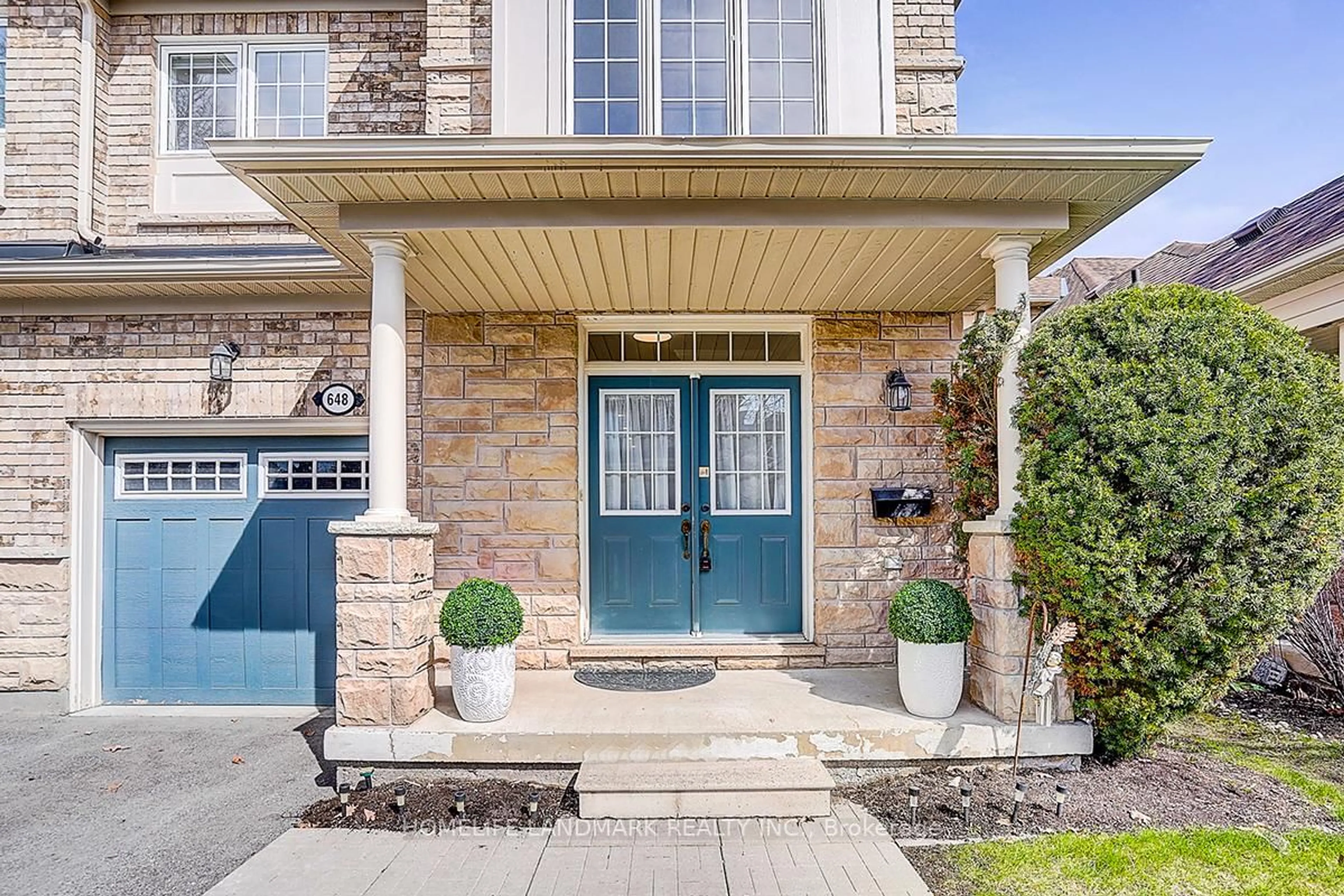 Home with brick exterior material, street for 648 Tapestry Lane, Newmarket Ontario L3X 3C8